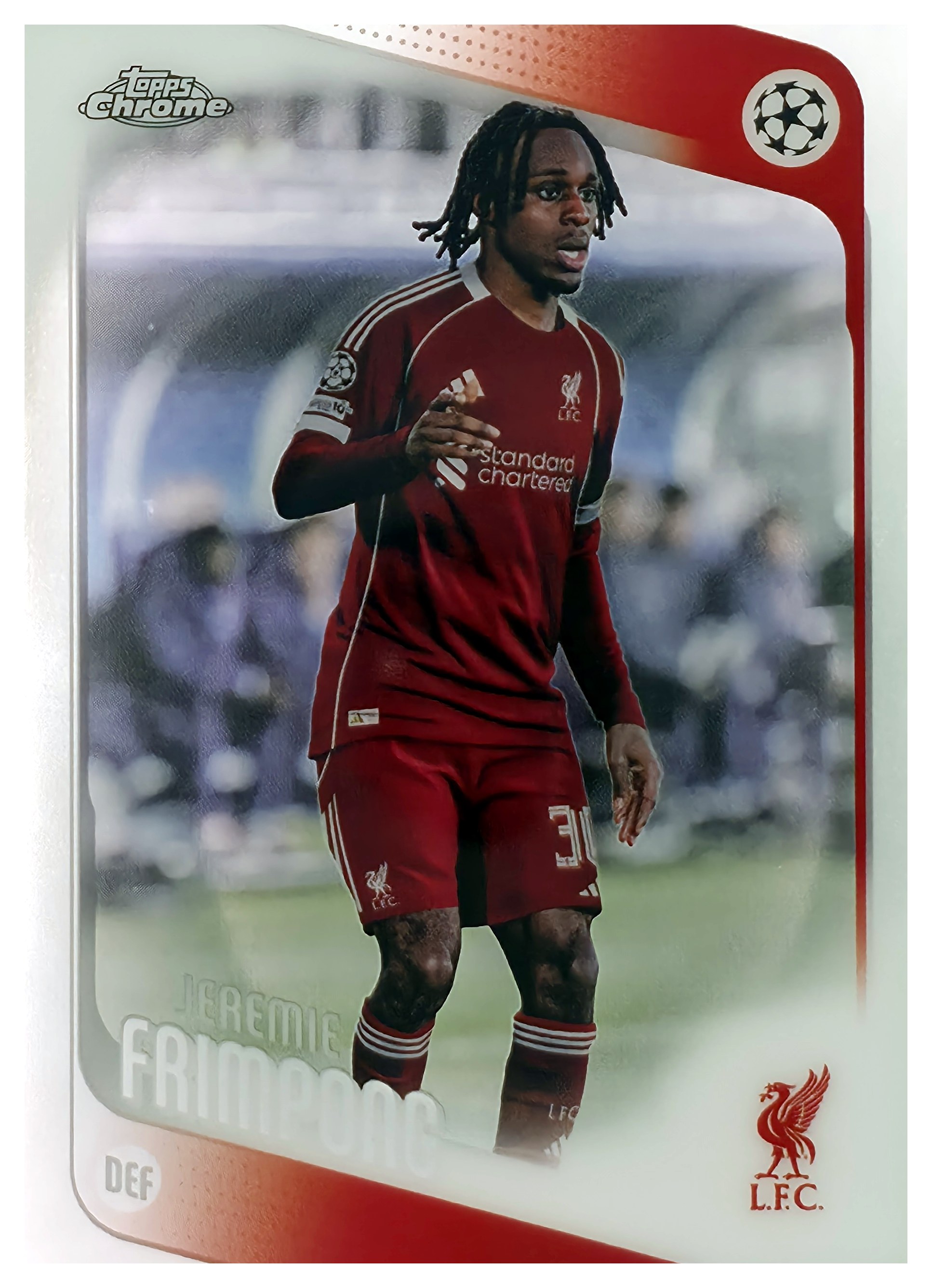 Jeremie Frimpong - Topps Chrome UEFA Club Competitions Base Set 2025-26, Nr. 6 (Art.-Nr. SG108113)