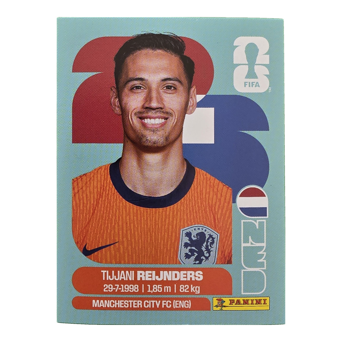 Tijjani Reijnders - Niederlande, FIFA WM 2026, Nr. NED10