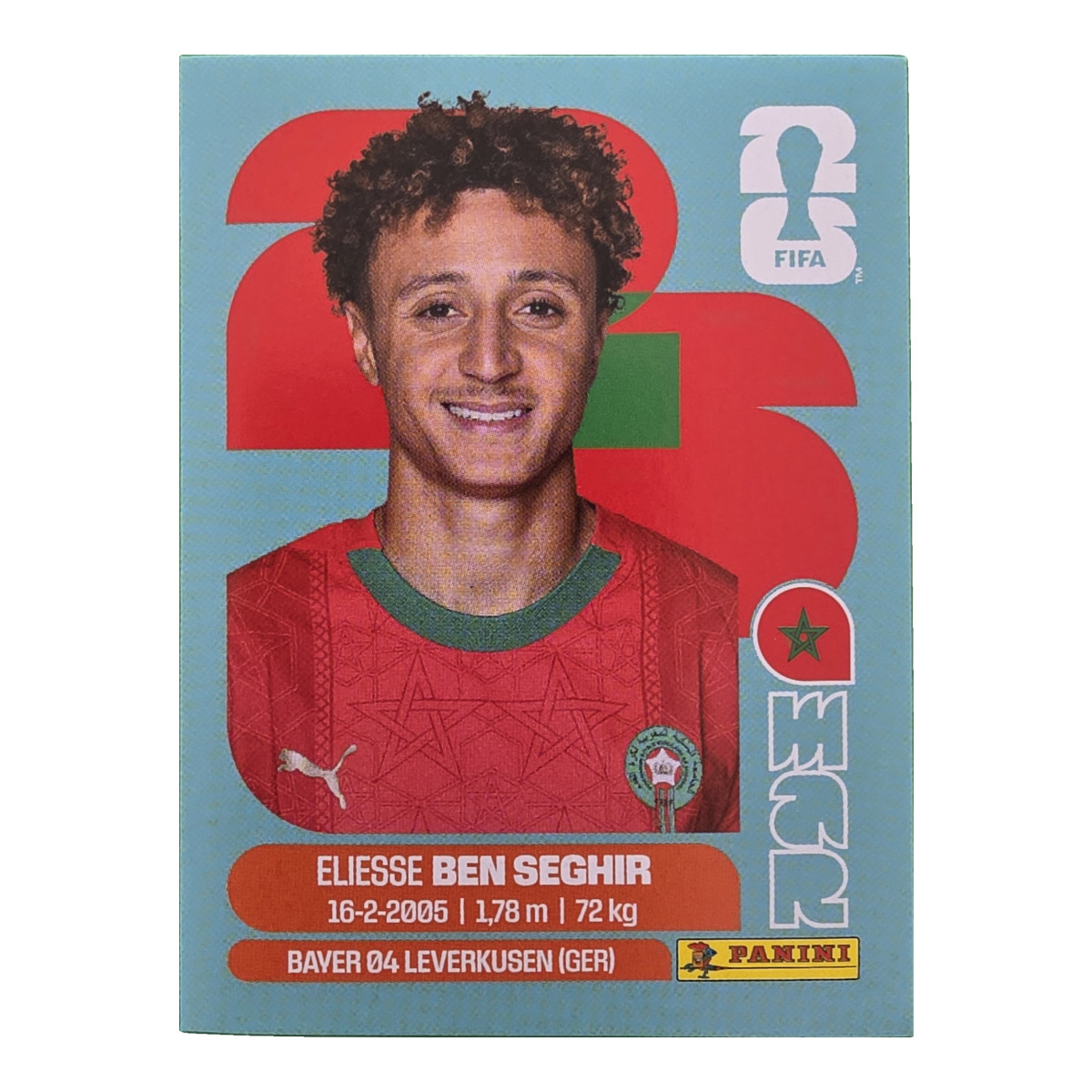 Eliesse Ben Seghir - Marokko, FIFA WM 2026, Nr. MAR12