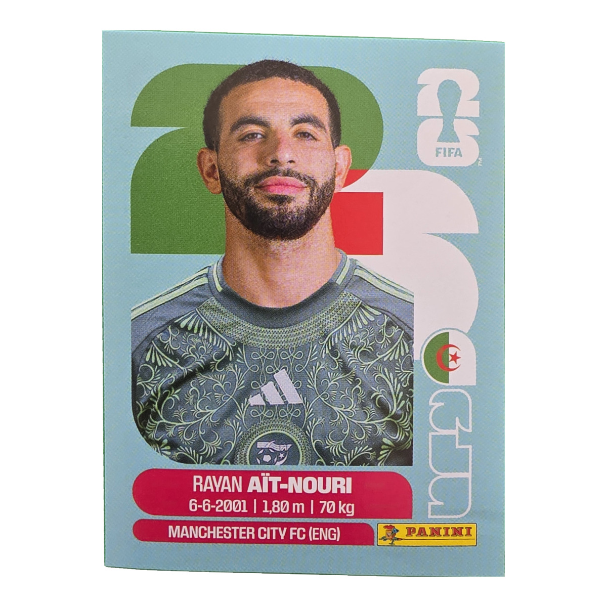 Rayan Aït-Nouri - Algerien, FIFA WM 2026, Nr. ALG5
