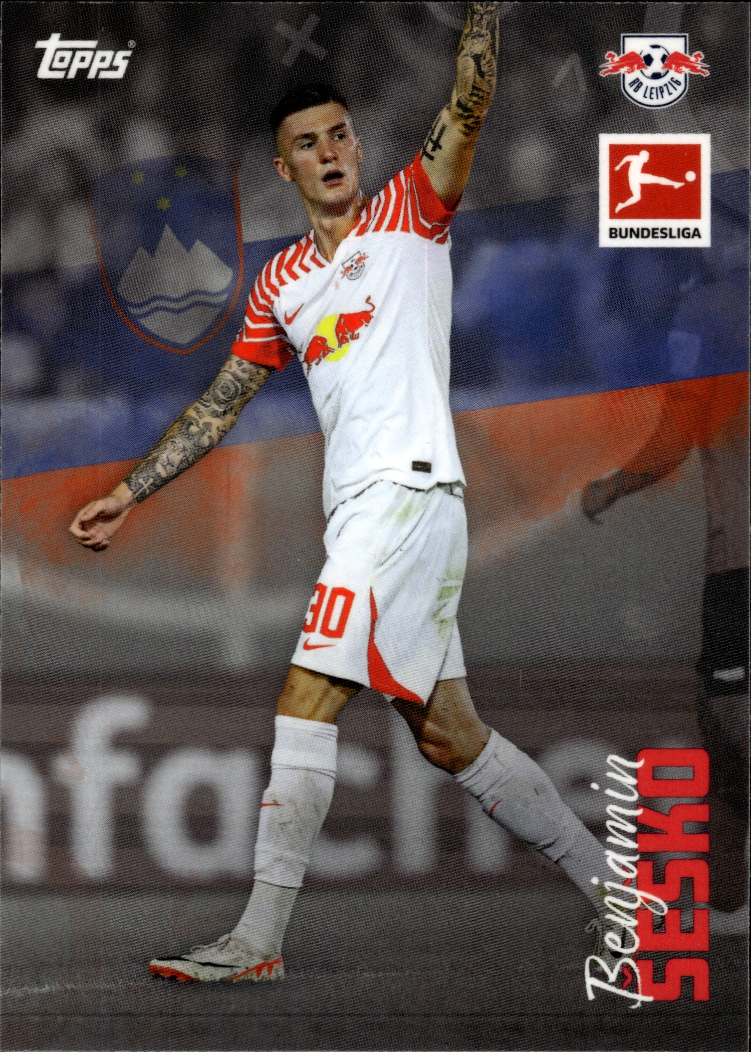 Benjamin Šeško - Topps Bundesliga International Stars Base Set 2023-24 (Art.-Nr. SG107984)