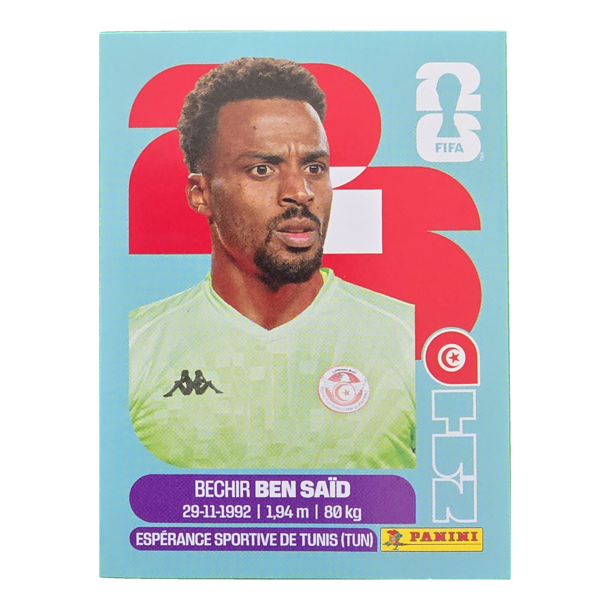 Bechir Ben Said - Tunesien, FIFA WM 2026, Nr. TUN2