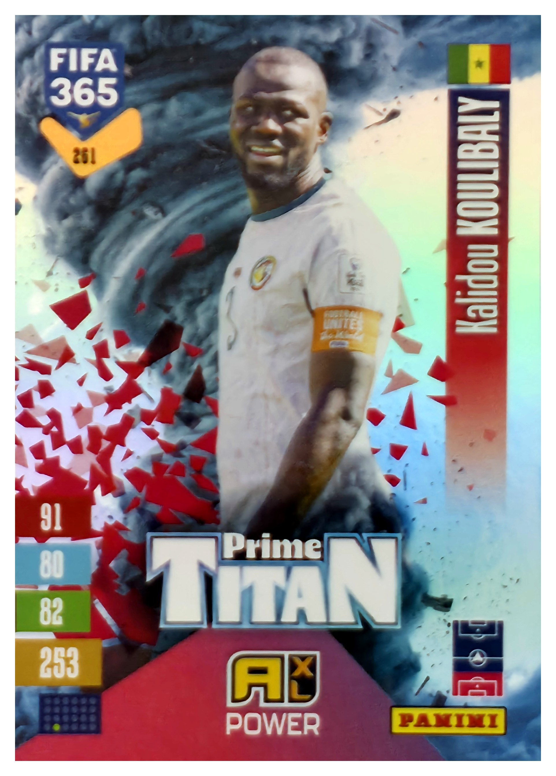 Kalidou Koulibaly - Panini Adrenalyn XL FIFA 365 Prime Titan 2026-27, Nr. 261 – Insert (Art.-Nr. SG110658)