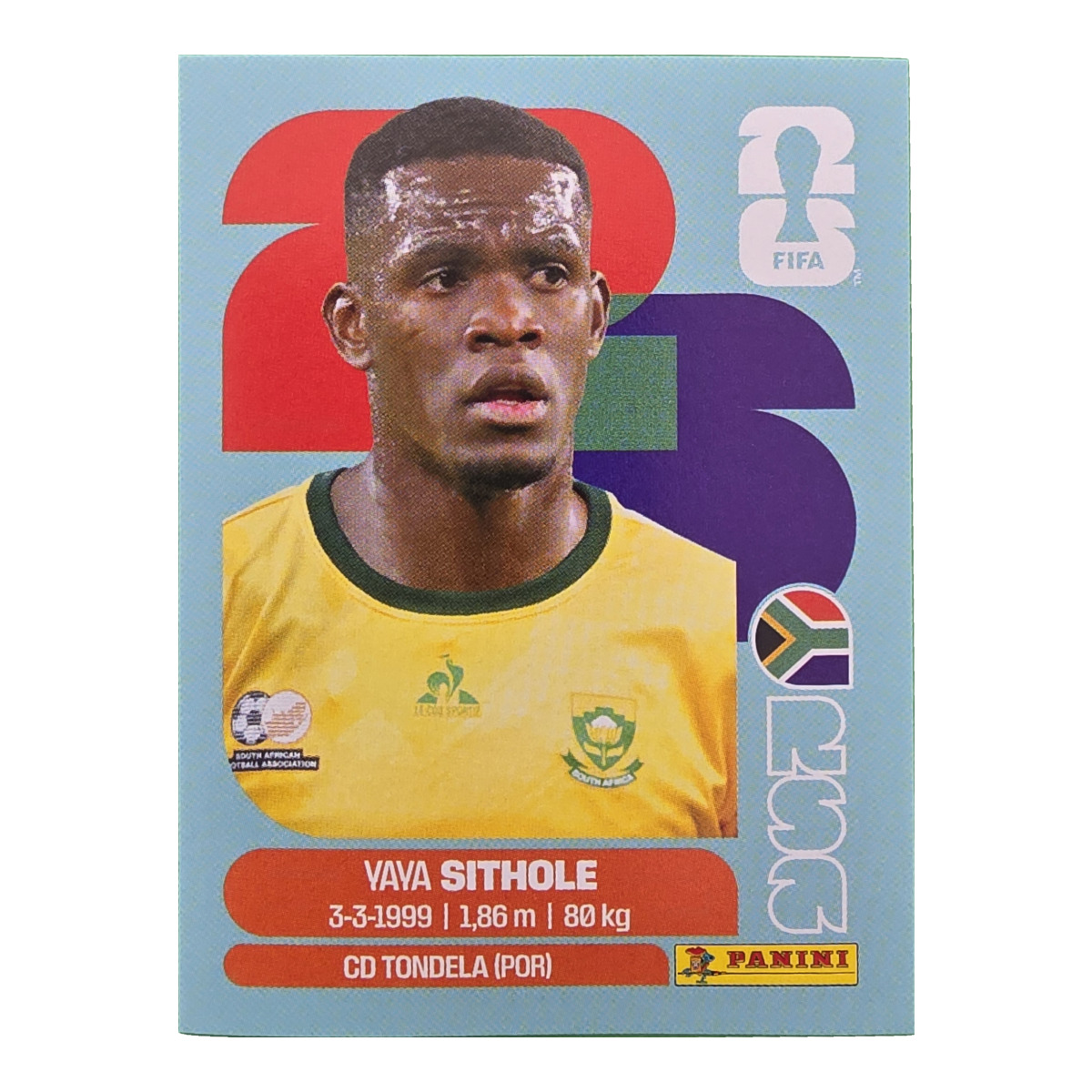 Yaya Sithole - Republik Südafrika, FIFA WM 2026, Nr. RSA15
