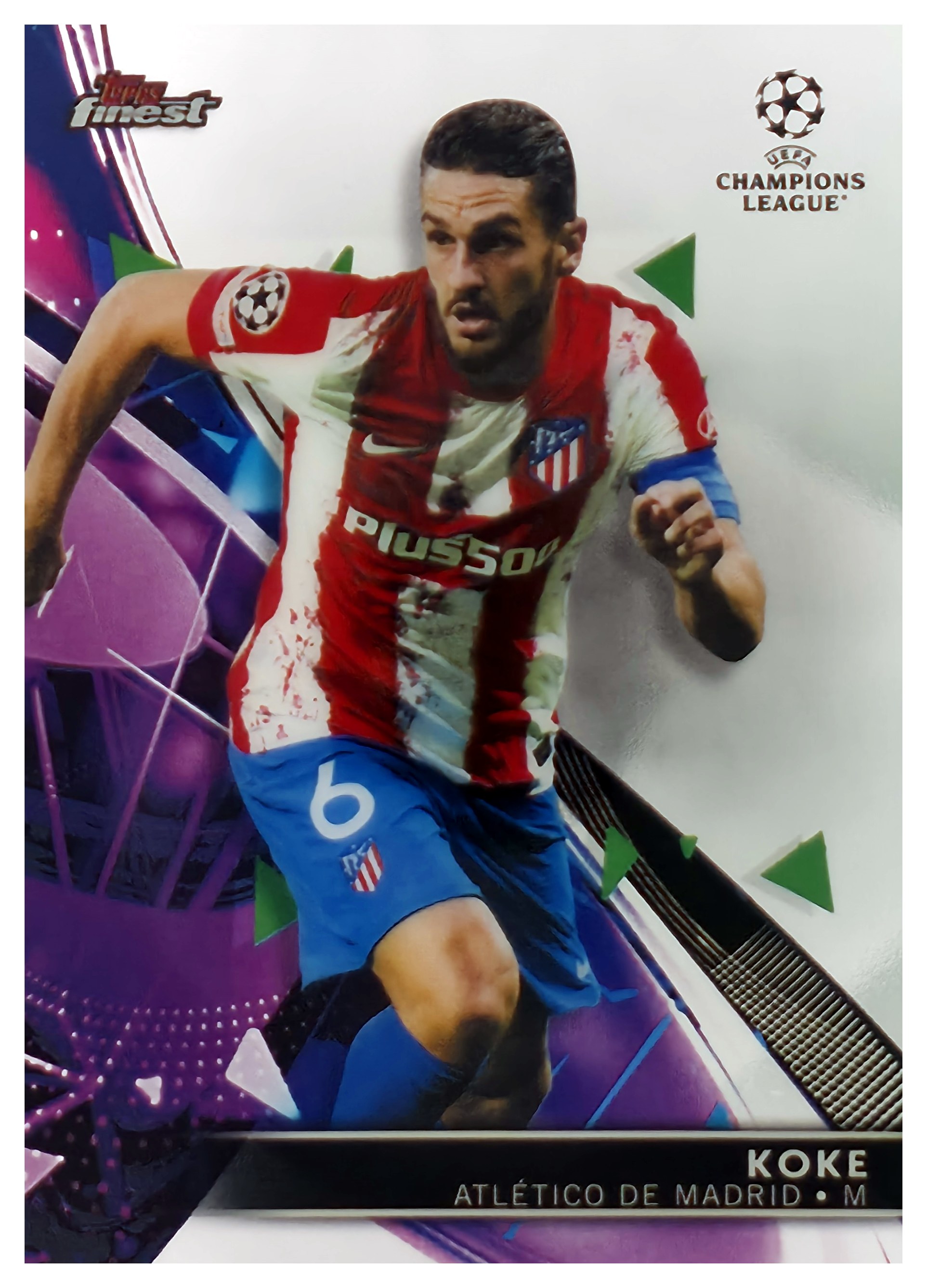 Koke - Topps Finest UEFA Champions League Base Set 2021-22, Nr. 27 (Art.-Nr. SG108165)