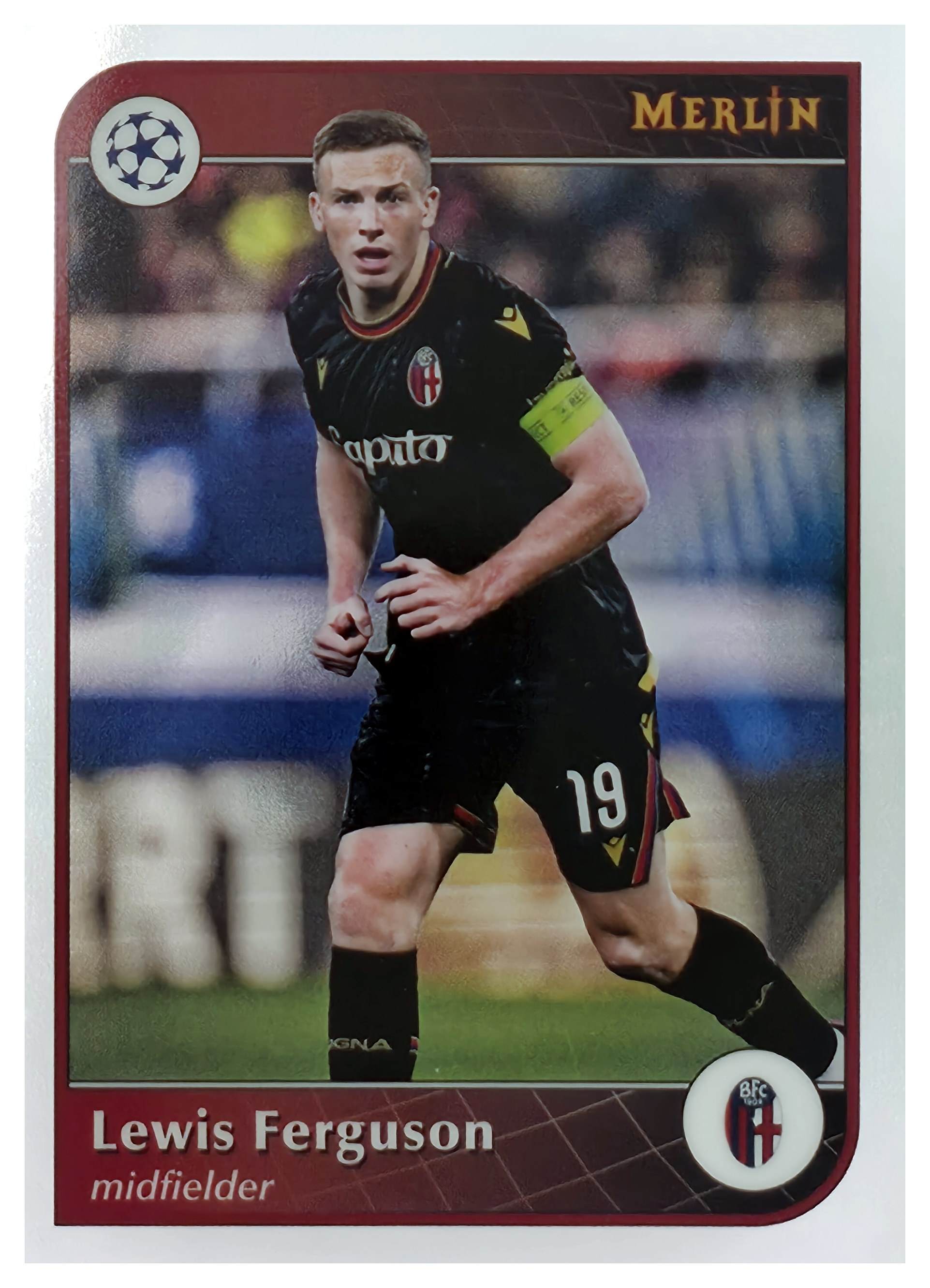 Lewis Ferguson - Topps Merlin Chrome UEFA Club Competitions Base Set 2024-25, Nr. 186 (Art.-Nr. SG108192)
