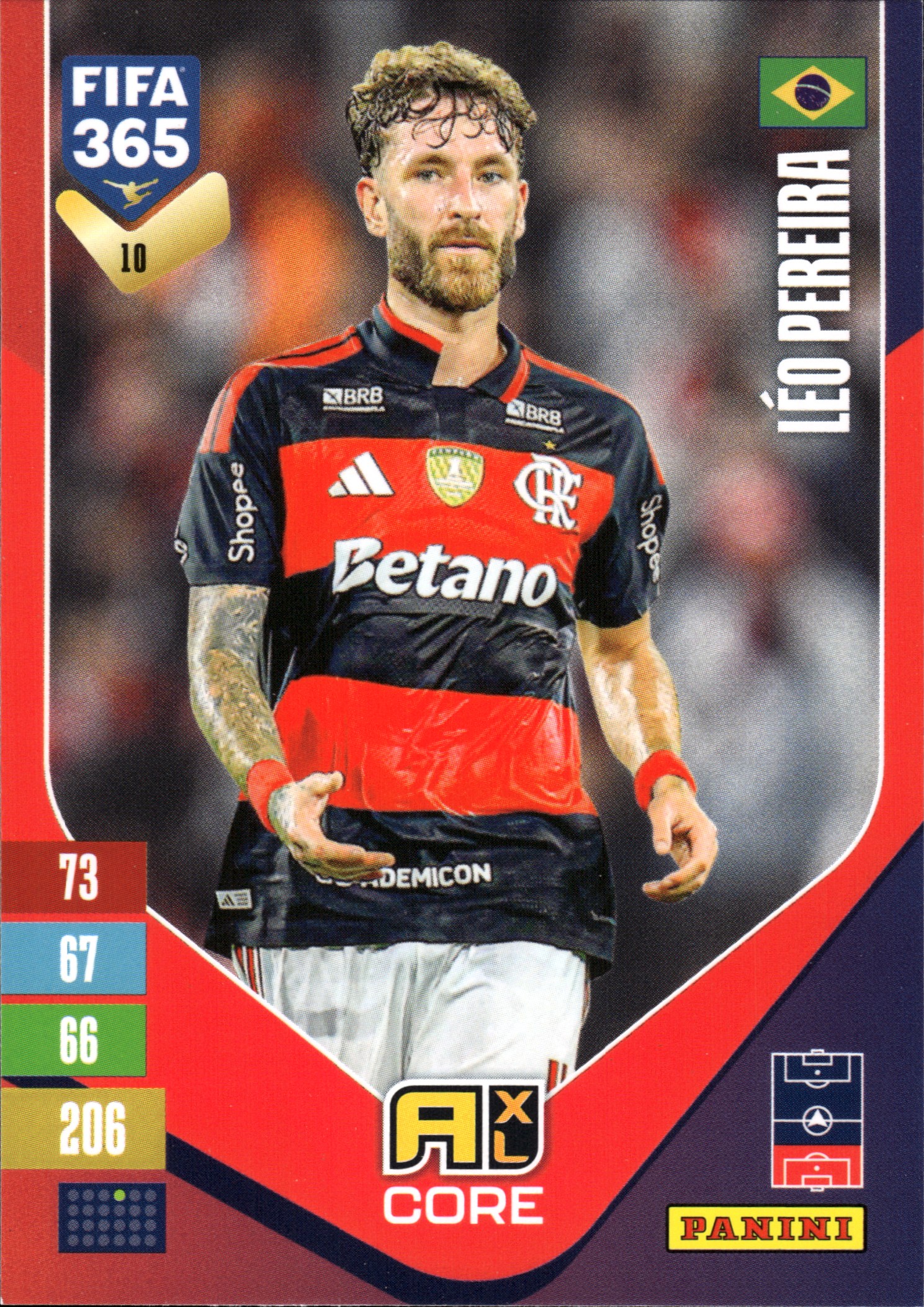 Léo Pereira - Panini Adrenalyn XL FIFA 365 Base Set 2026-27, Nr. 10 (Art.-Nr. SG110111)