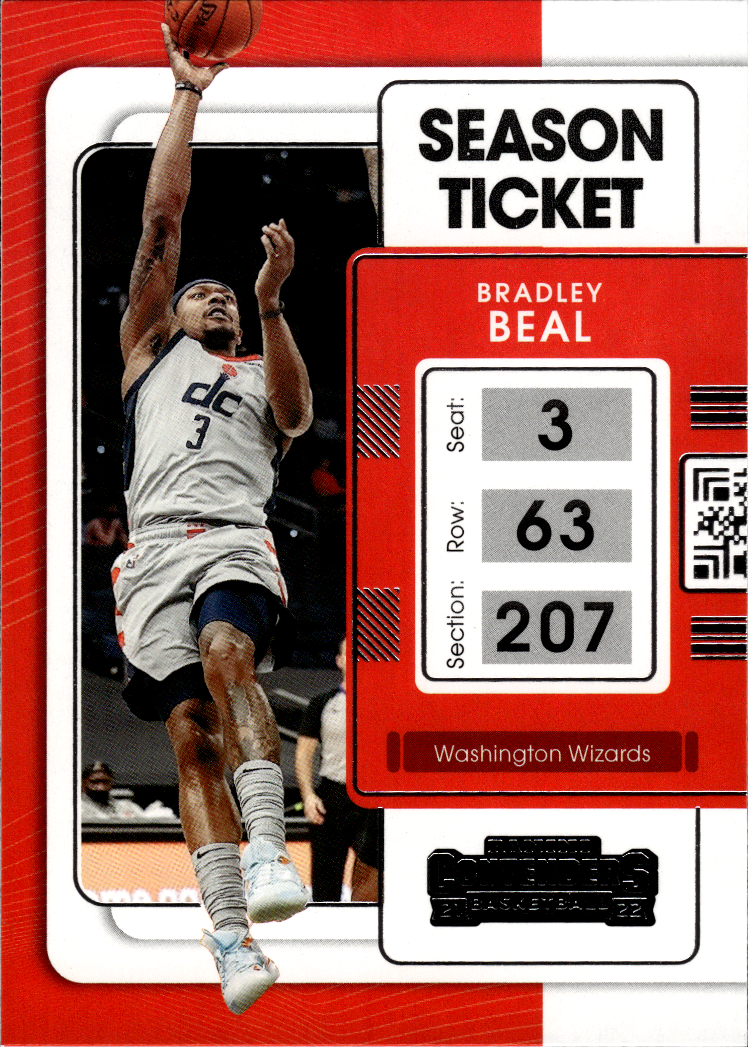 Bradley Beal - Panini Contenders Season Ticket 2021-22, Nr. 71 (Art.-Nr. SG103693)