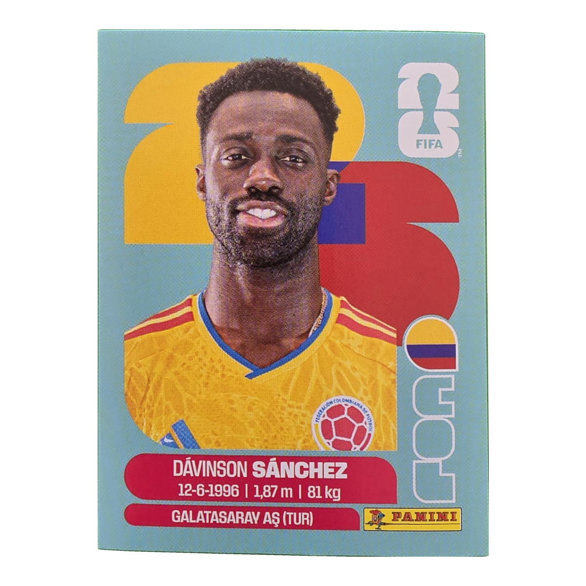 Dávinson Sánchez - Kolumbien, FIFA WM 2026, Nr. COL4