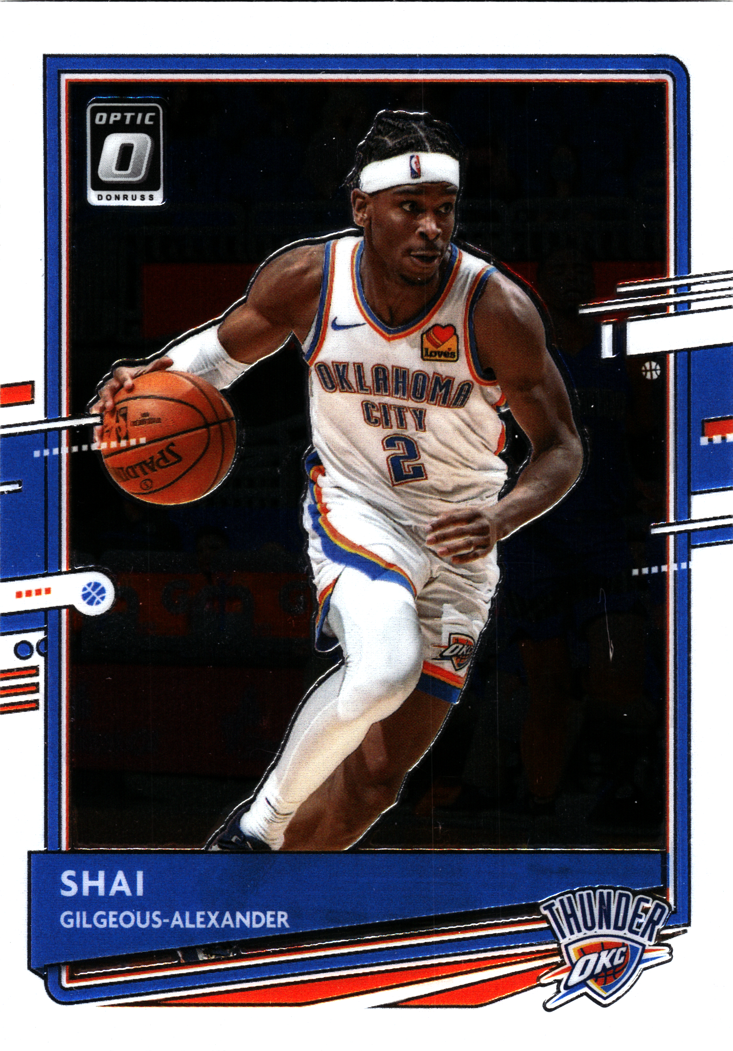 Shai Gilgeous-Alexander - Panini Donruss Optic Base Set 2020-21, Nr. 143 (Art.-Nr. SG103302)
