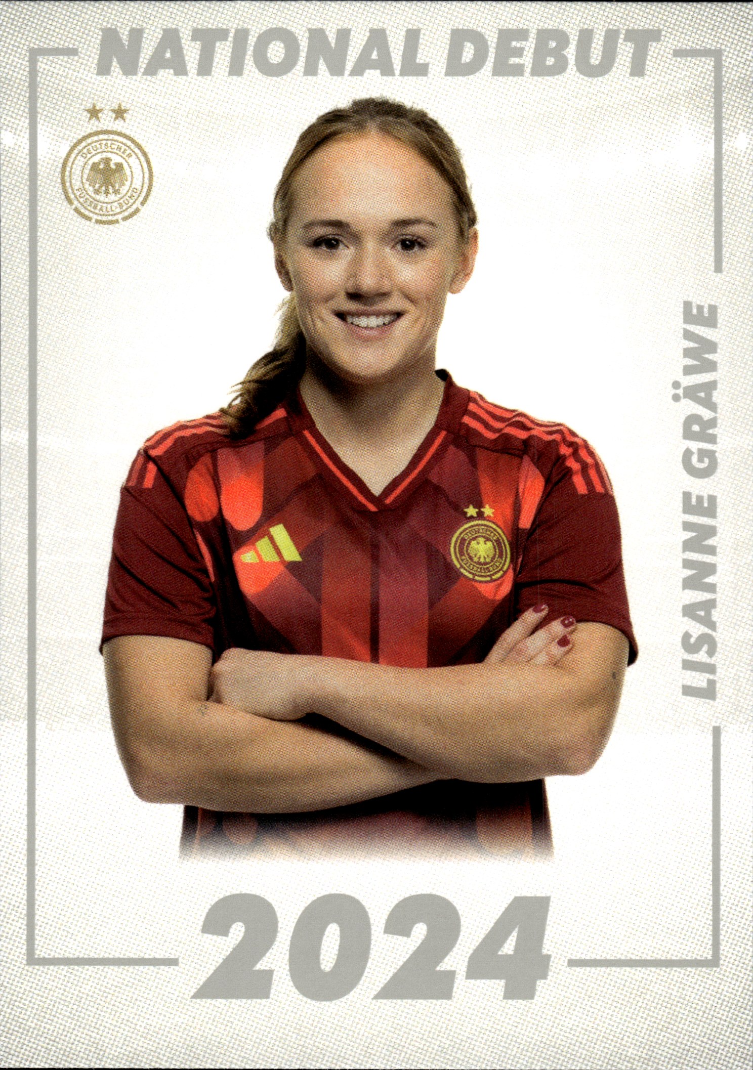 Lisanne Gräwe - Panini DFB-Frauen Team-Set National Debut 2025, Nr. DEB-10 – Insert (Art.-Nr. SG109824)