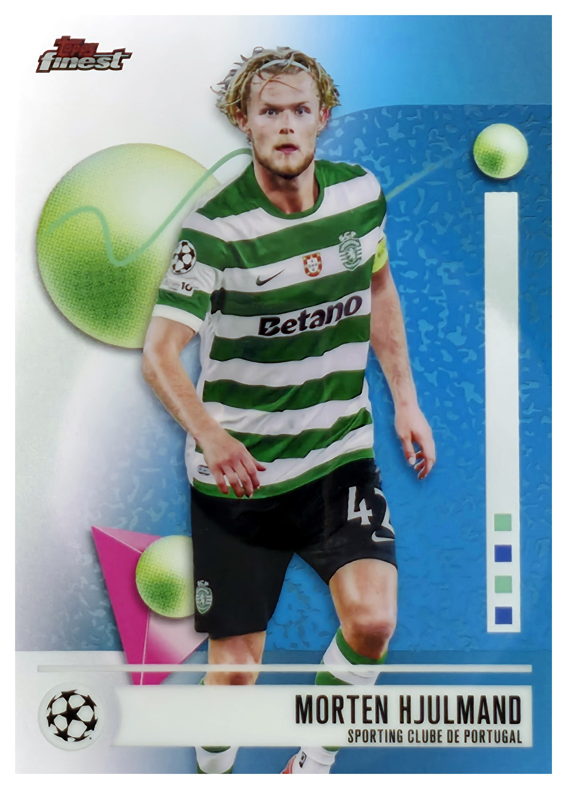 Morten Hjulmand - Topps Finest UEFA Club Competitions Base Set 2025-26, Nr. 126 (Art.-Nr. SG108142)