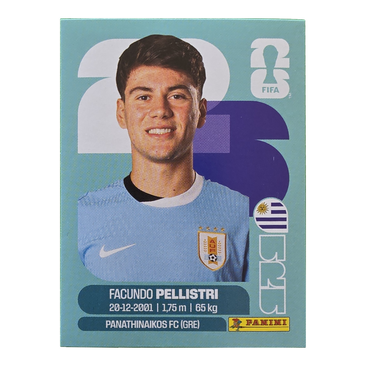 Facundo Pellistri - Uruguay, FIFA WM 2026, Nr. URU20