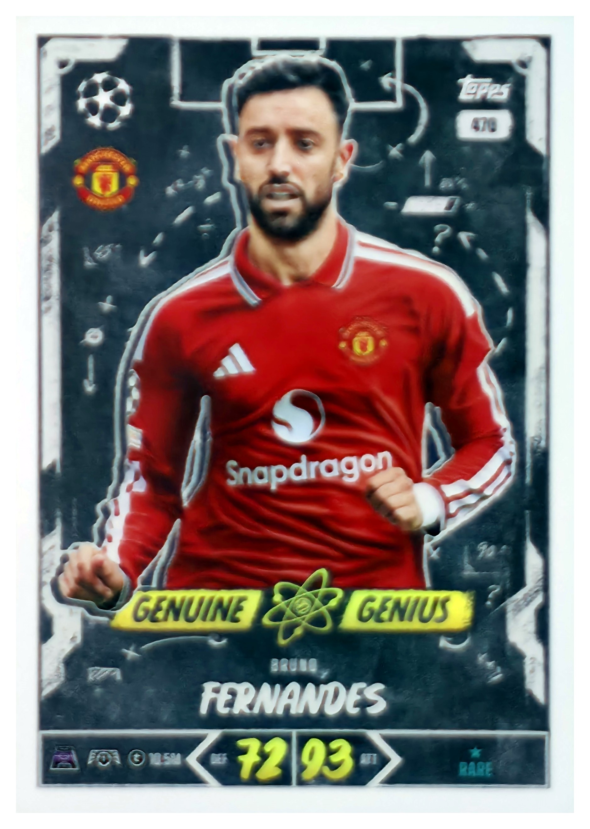 Bruno Fernandes - Topps Match Attax UEFA Club Competitions Genuine Genius 2026-27, Nr. 470 (Art.-Nr. SG107652)