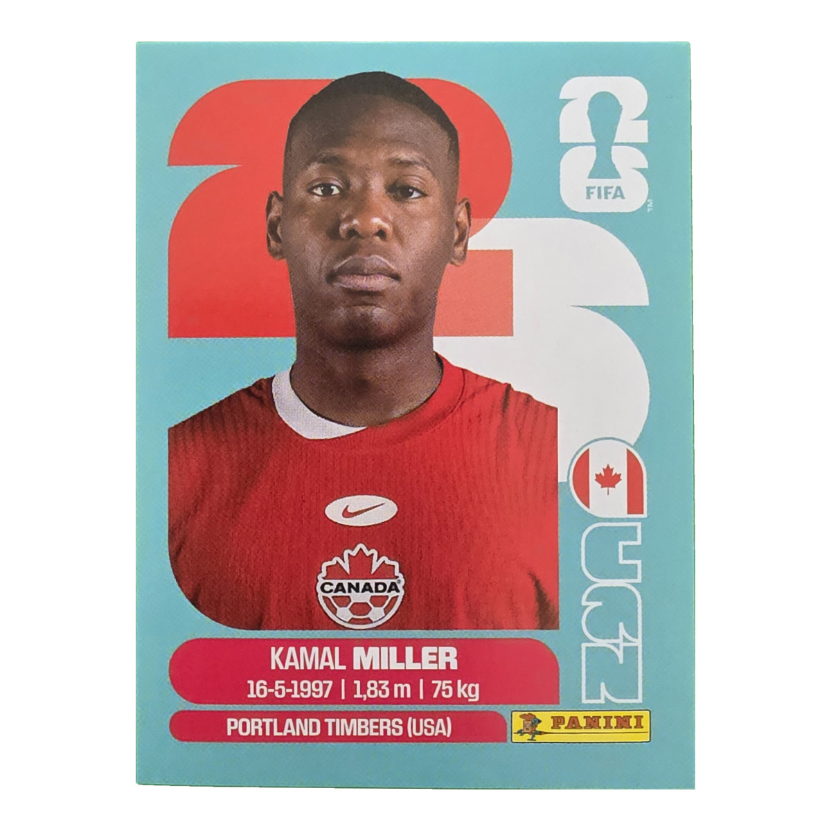Kamal Miller - Kanada, FIFA WM 2026, Nr. CAN9