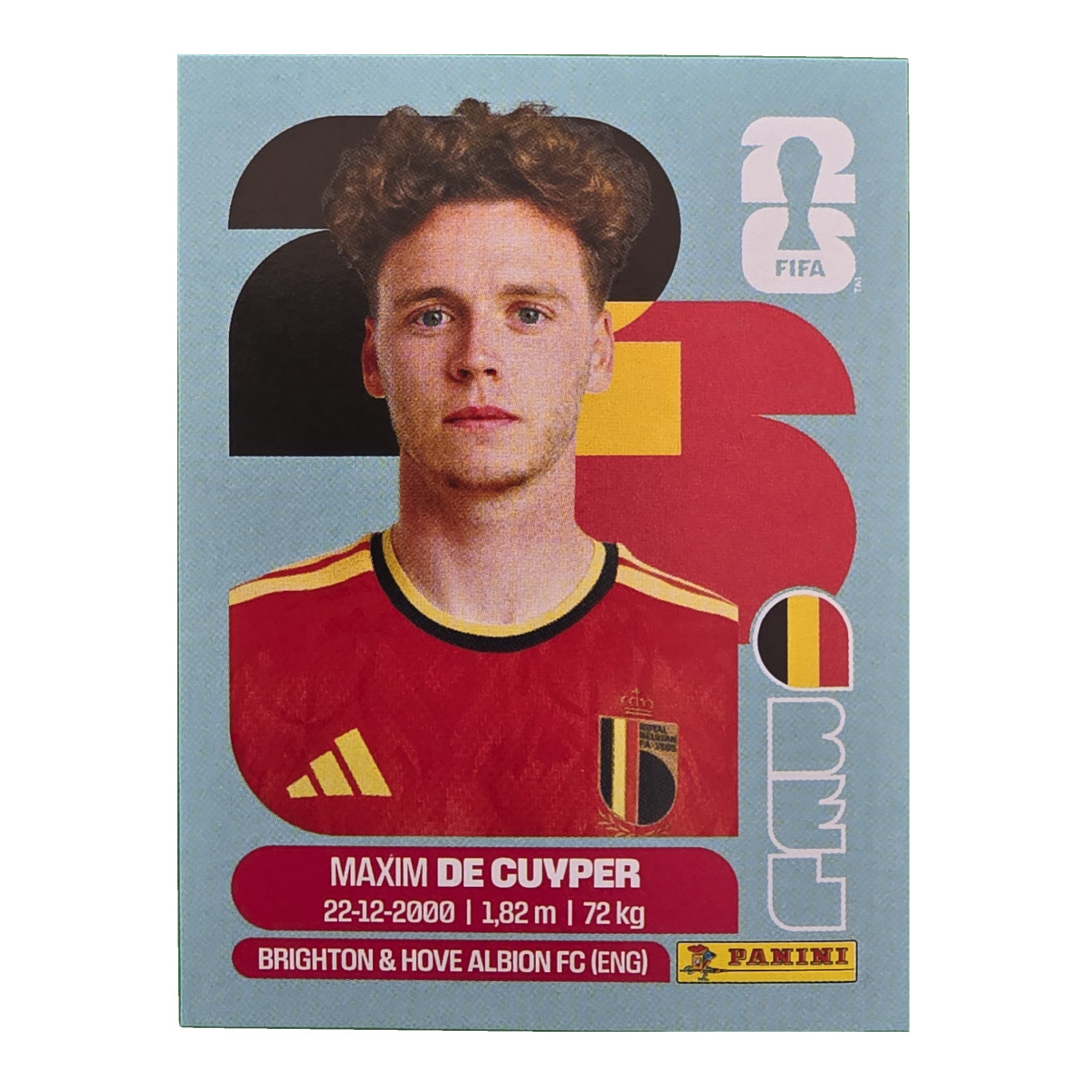 Maxim De Cuyper - Belgien, FIFA WM 2026, Nr. BEL7