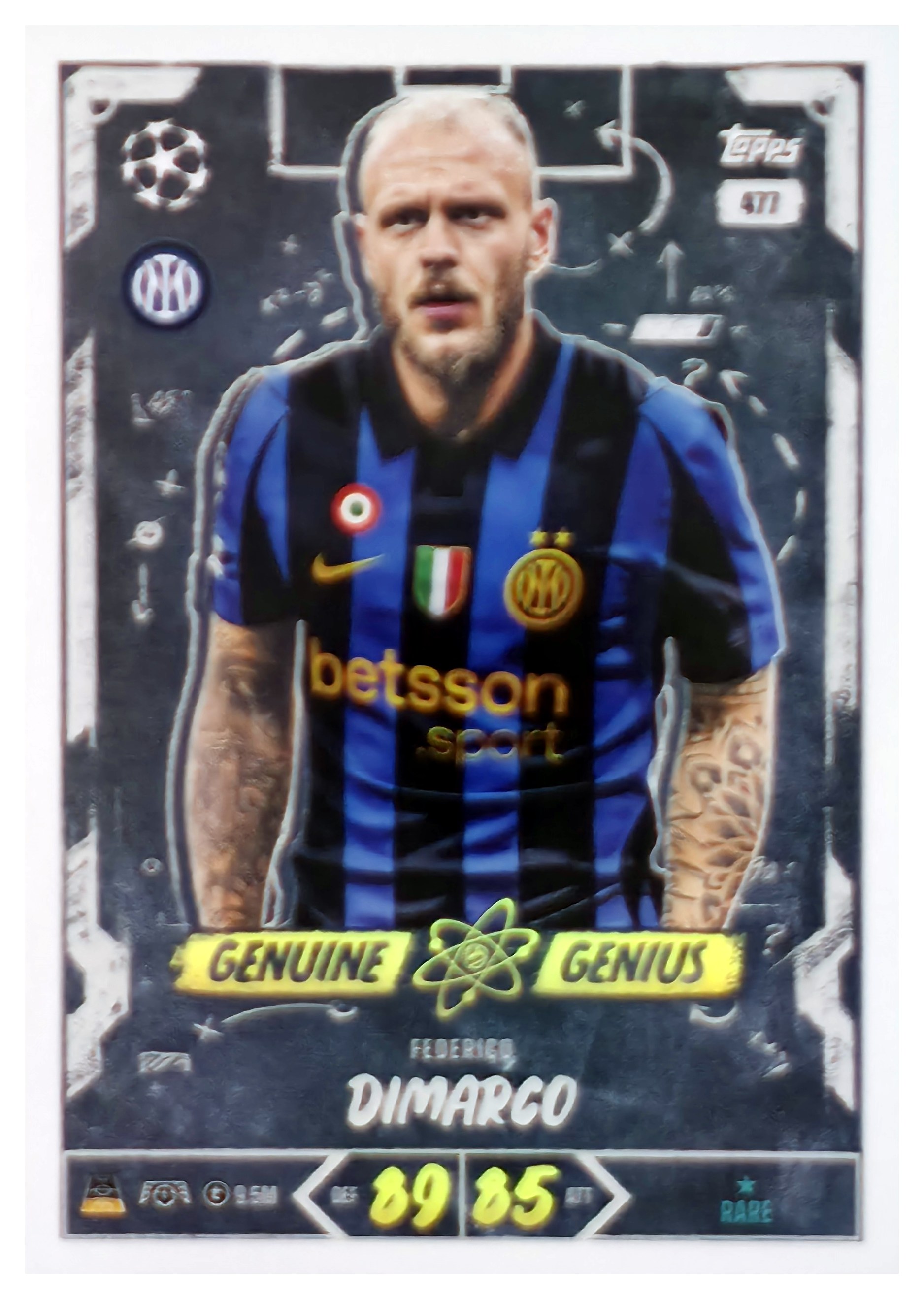 Federico Dimarco - Topps Match Attax UEFA Club Competitions Genuine Genius 2026-27, Nr. 477 (Art.-Nr. SG107657)