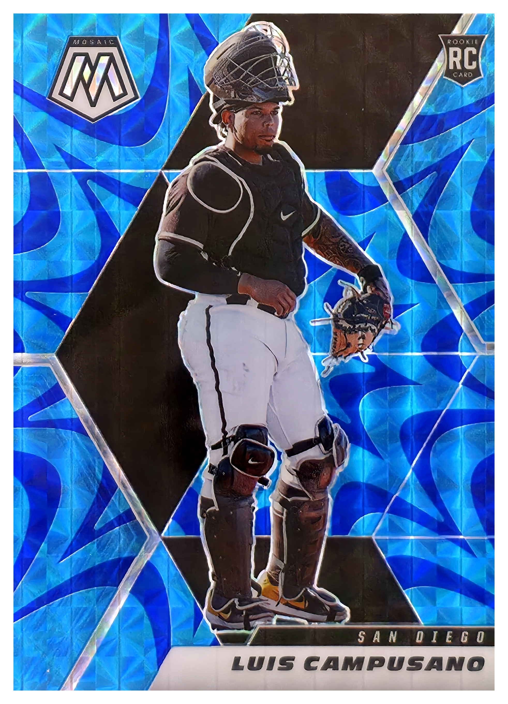 Luis Campusano - Panini Mosaic Base Set 2021, Nr. 248 – Rookie Card, Reactive Blue (Art.-Nr. SG106198)