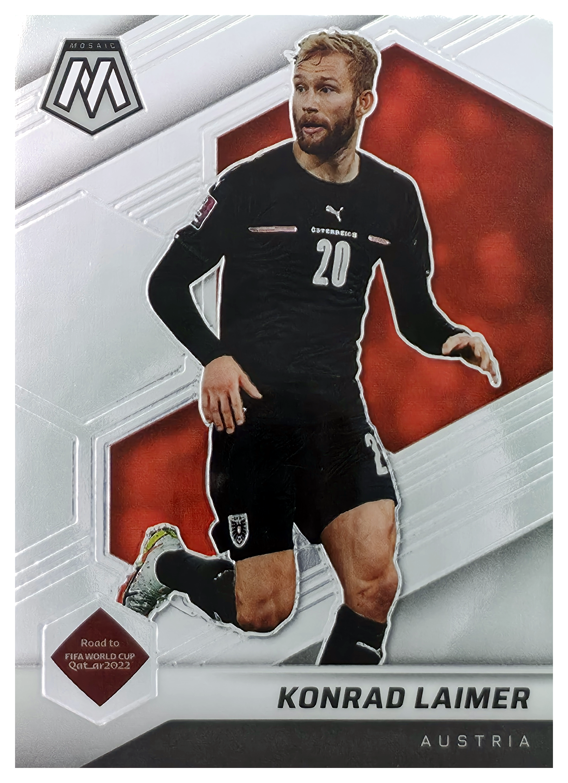 Konrad Laimer - Panini Mosaic FIFA Road to World Cup Base Set 2021-22, Nr. 134 (Art.-Nr. SG105955)