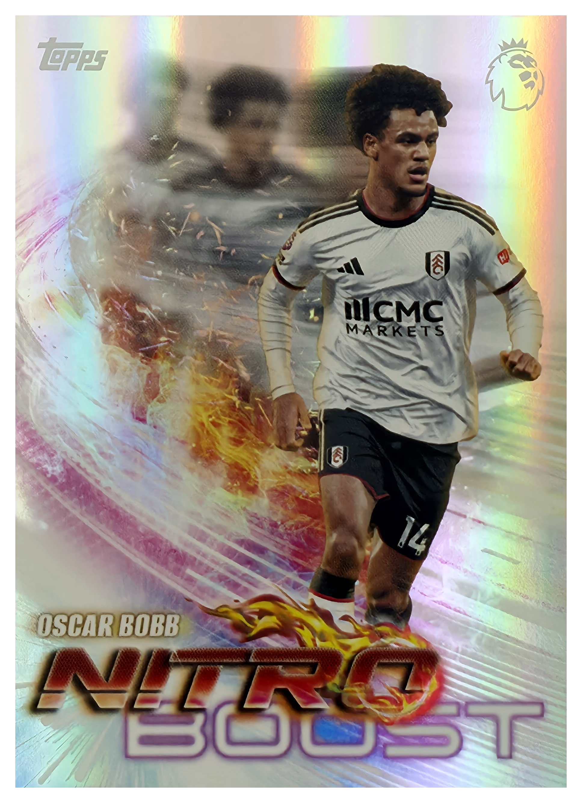 Oscar Bobb - Topps Flagship Premier League Nitro Boost 2026-27, Nr. NB 11 – Insert (Art.-Nr. SG105108)