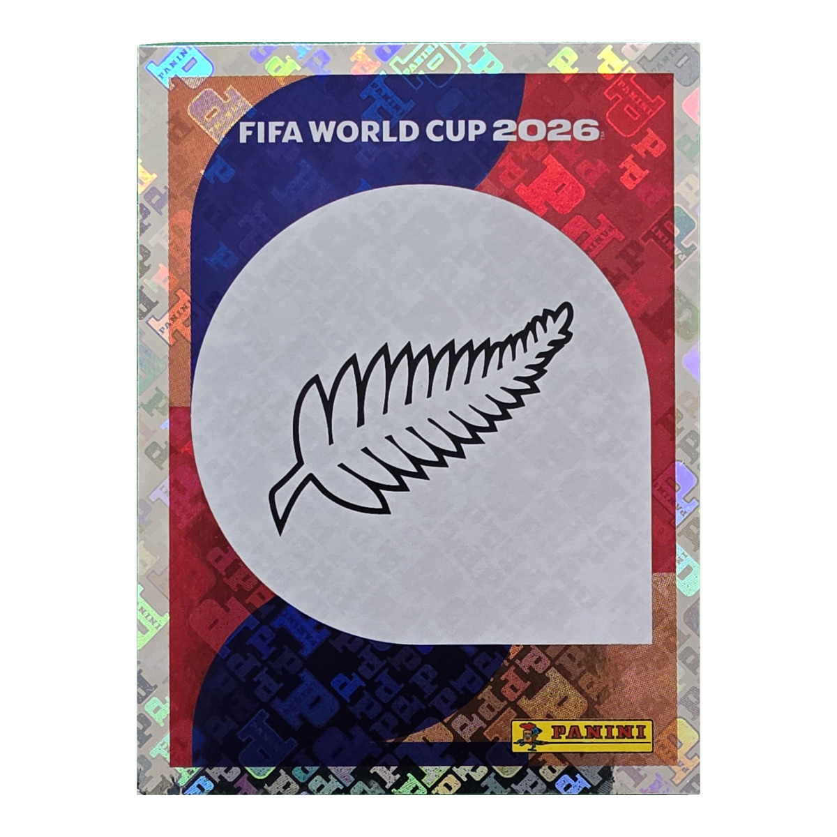 Emblem - Neuseeland, FIFA WM 2026, Nr. NZL1 – Glitzer-Optik