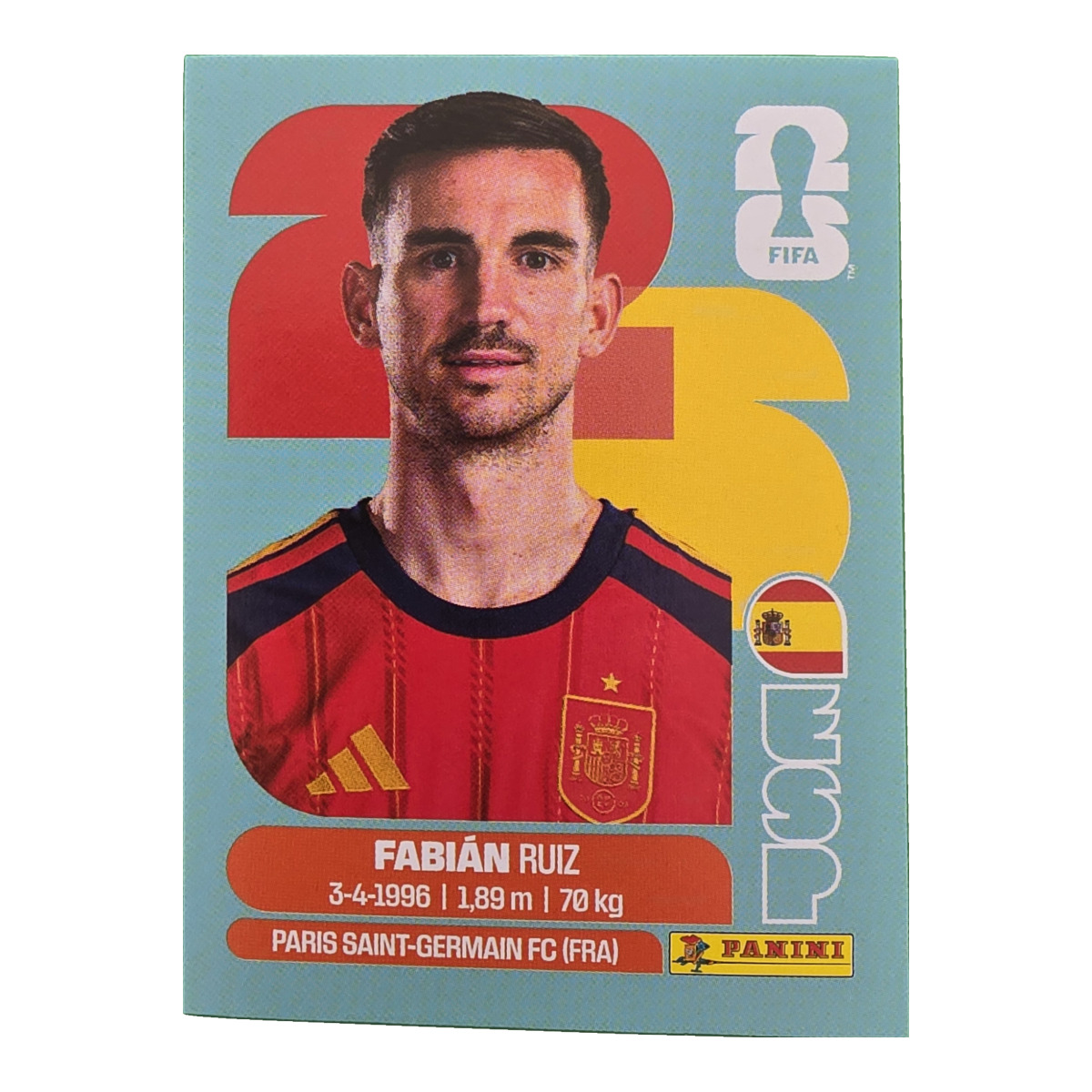 Fabian Ruiz - Spanien, FIFA WM 2026, Nr. ESP12