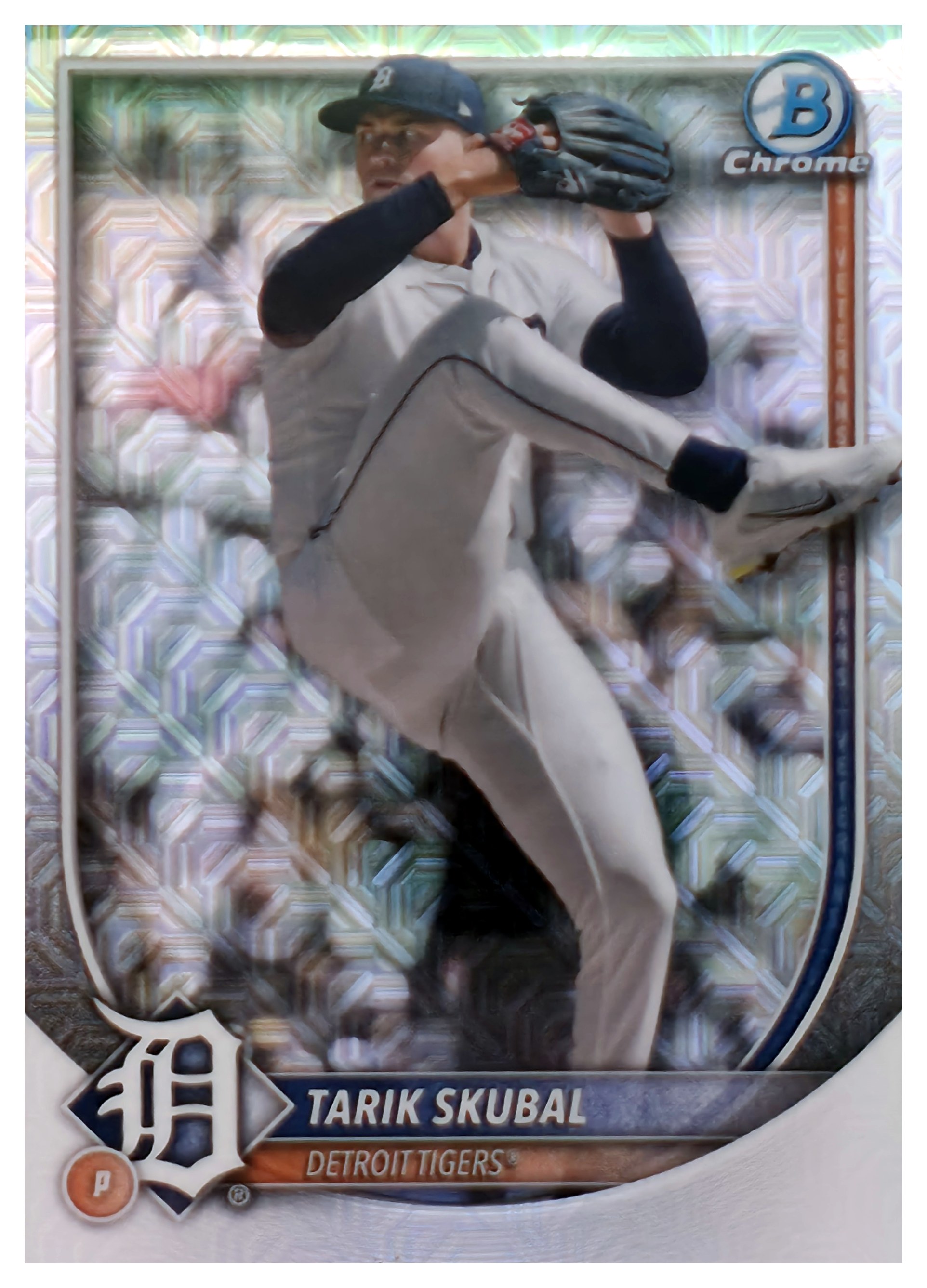 Tarik Skubal - Topps Bowman Chrome Base Set 2025, Nr. 95 – Mojo Refractor (Art.-Nr. SG108927)