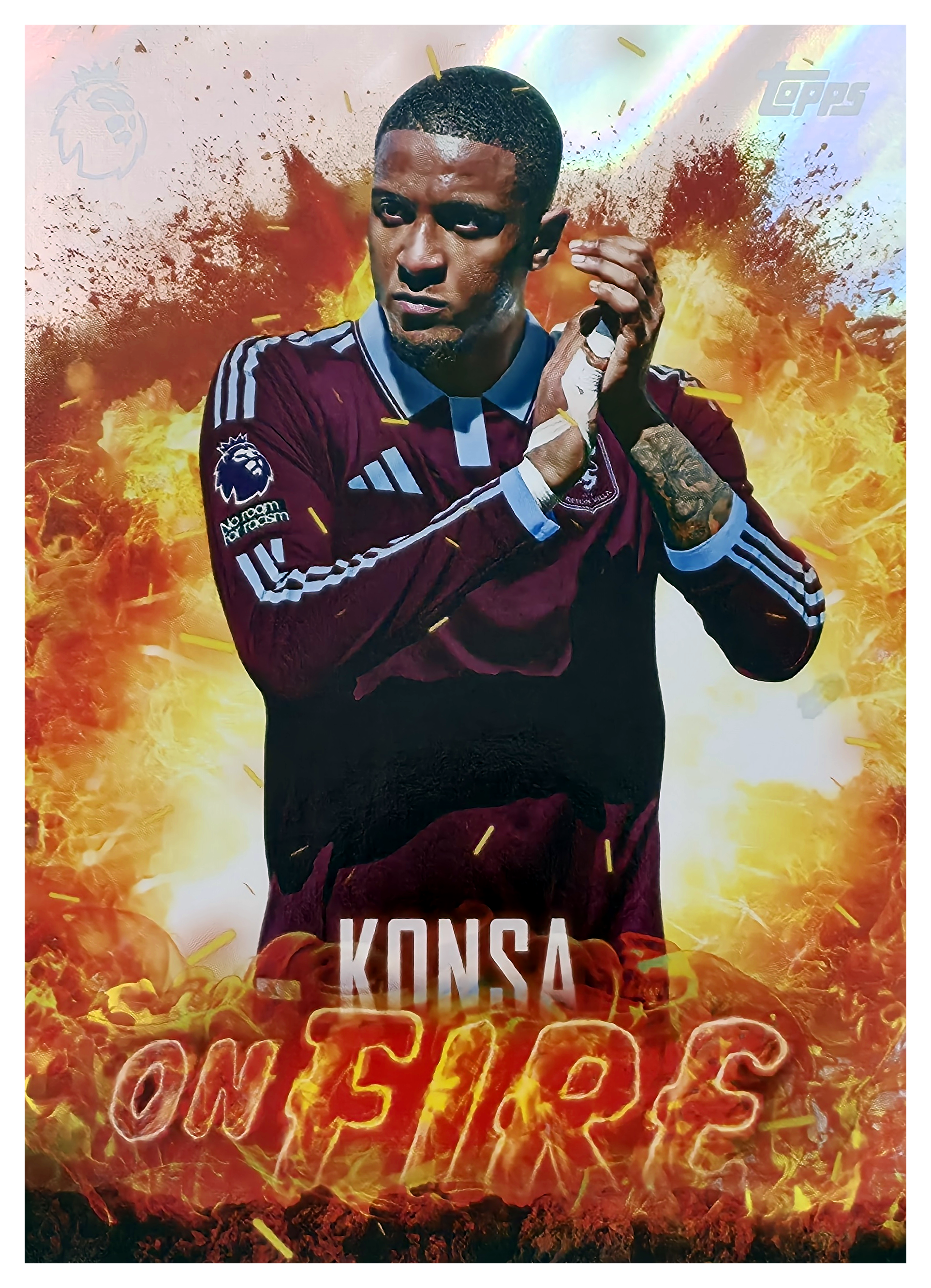 Ezri Konsa - Topps Flagship Premier League On Fire 2026-27, Nr. OF 10 – Insert (Art.-Nr. SG104812)