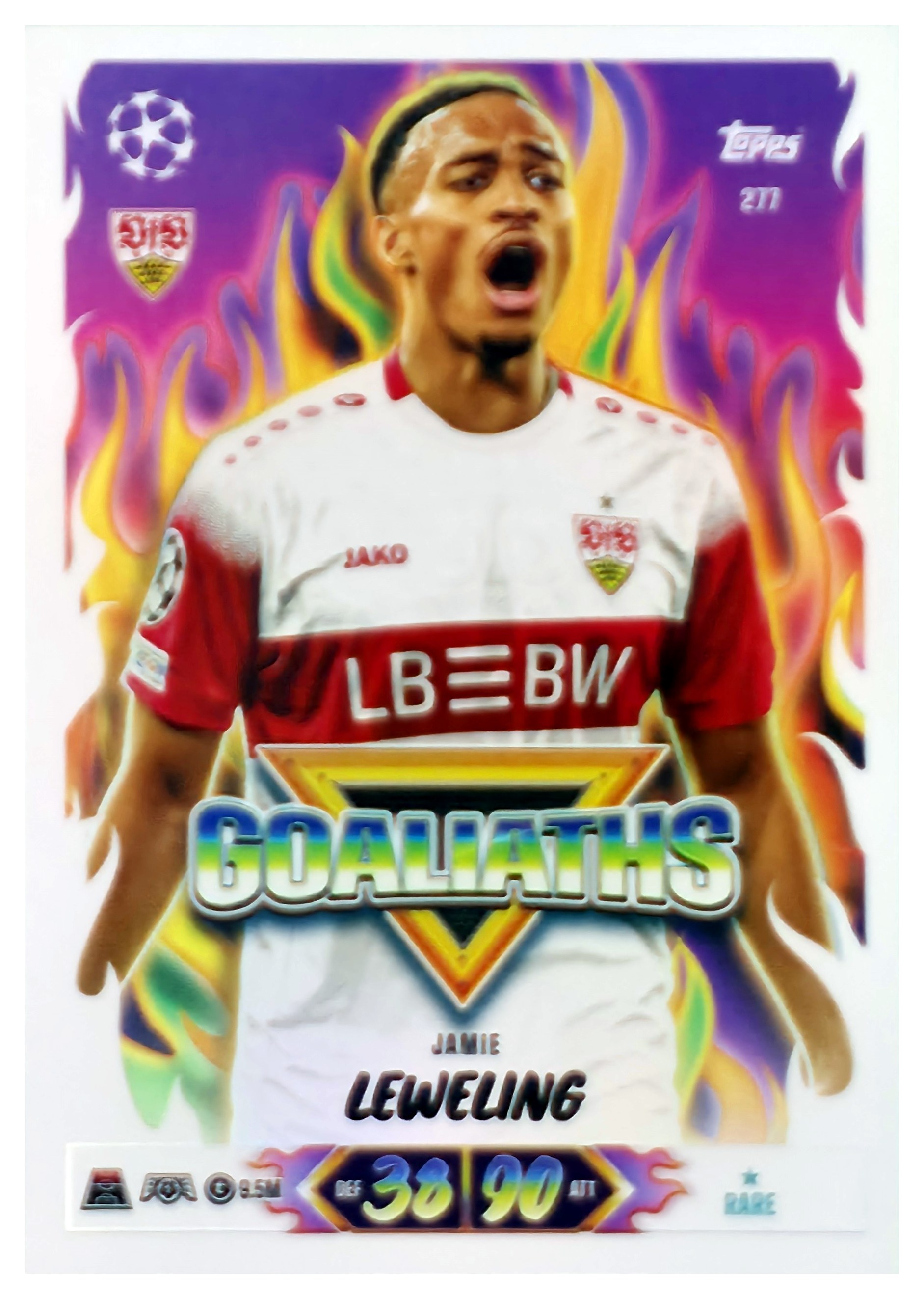 Jamie Leweling - Topps Match Attax UEFA Club Competitions Goaliaths 2026-27, Nr. 277 (Art.-Nr. SG107631)