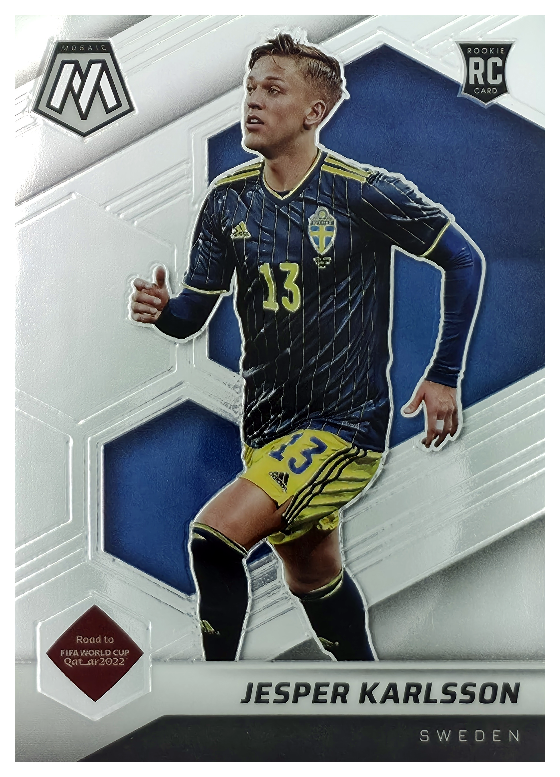 Jesper Karlsson - Panini Mosaic FIFA Road to World Cup Base Set 2021-22, Nr. 92 – Rookie Card (Art.-Nr. SG105945)