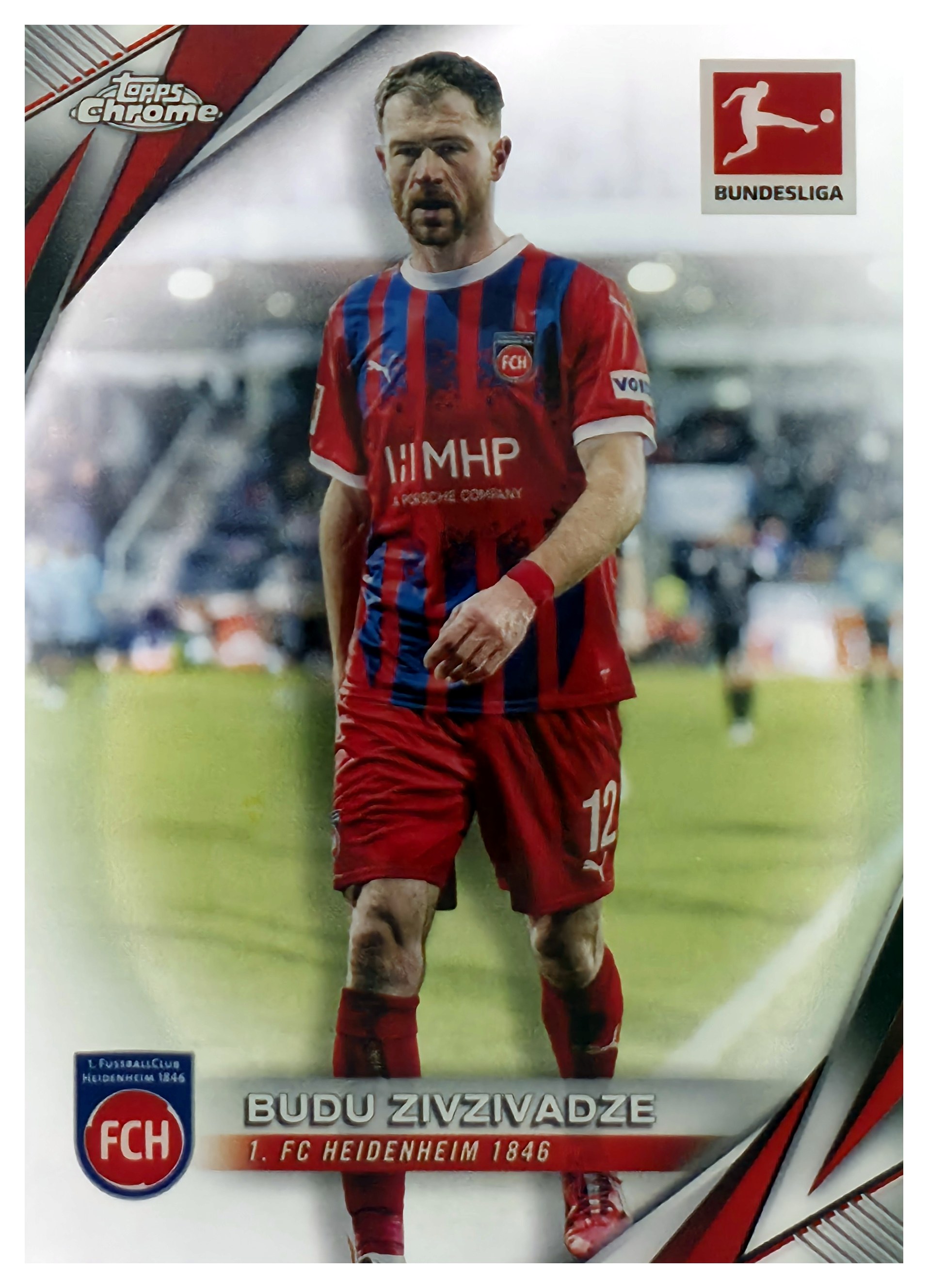 Budu Zivzivadze - Topps Chrome Bundesliga Base Set 2024-25, Nr. 45 (Art.-Nr. SG108025)