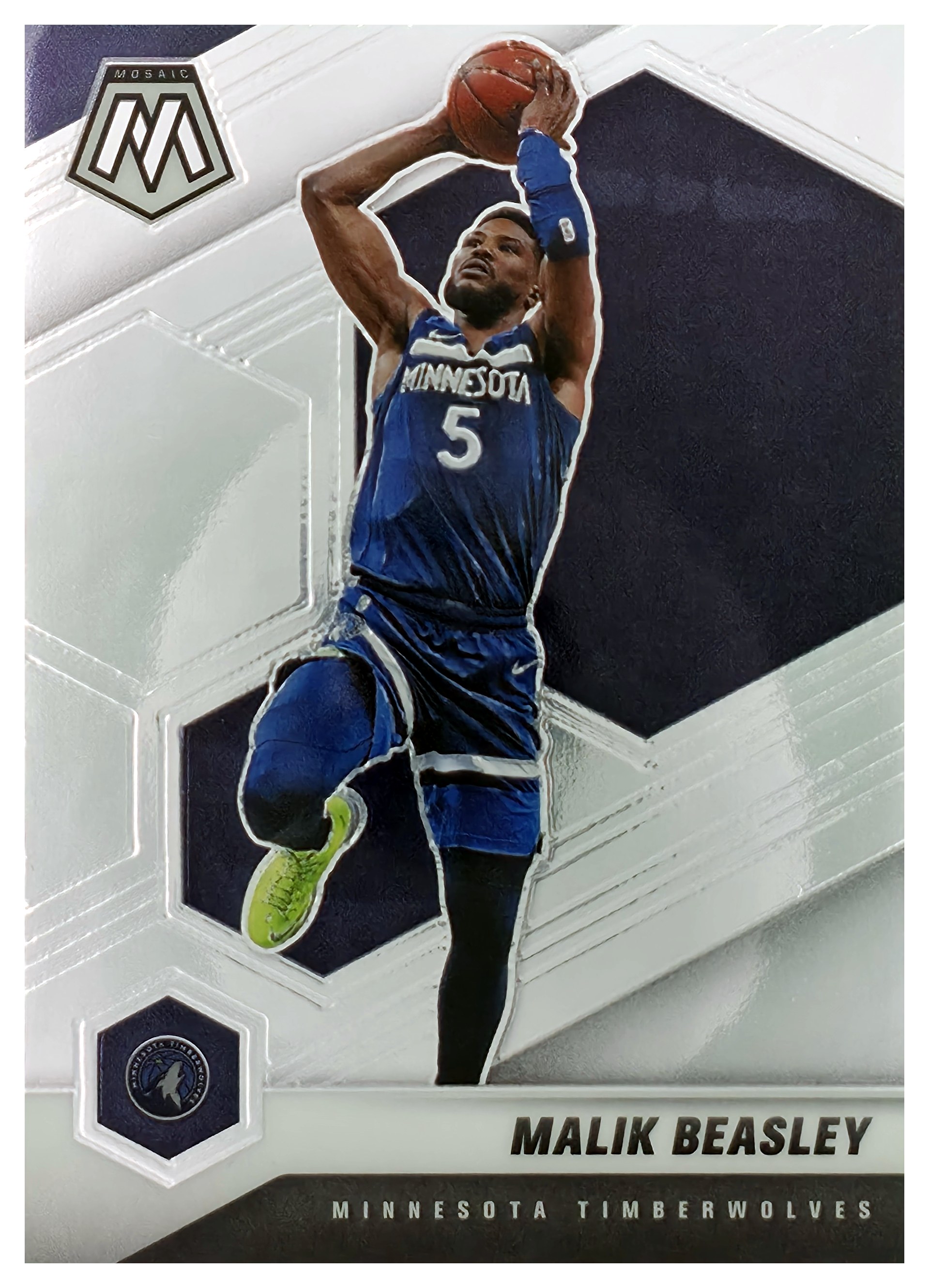 Malik Beasley - Panini Mosaic Base Set 2020-21, Nr. 162 (Art.-Nr. SG106724)