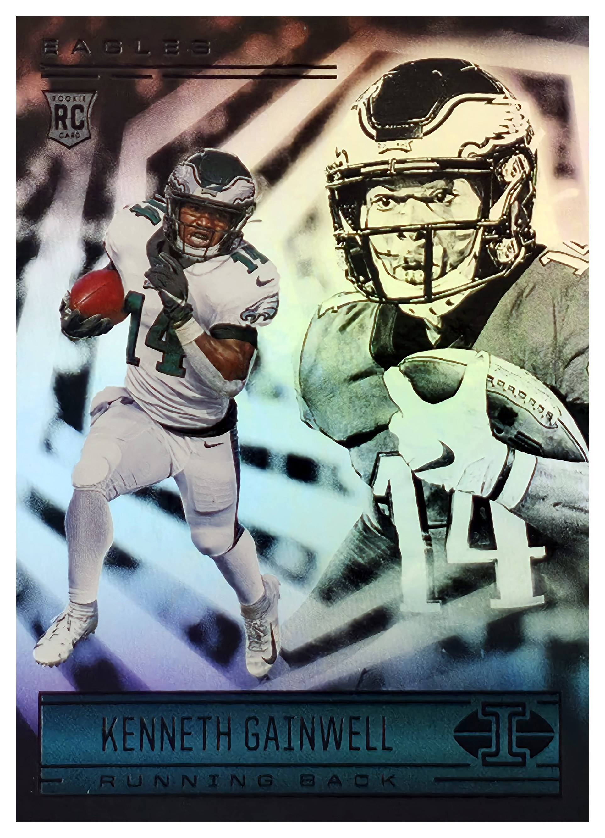 Kenneth Gainwell - Panini Illusions Base Set 2021, Nr. 97 – Rookie Card (Art.-Nr. SG106683)