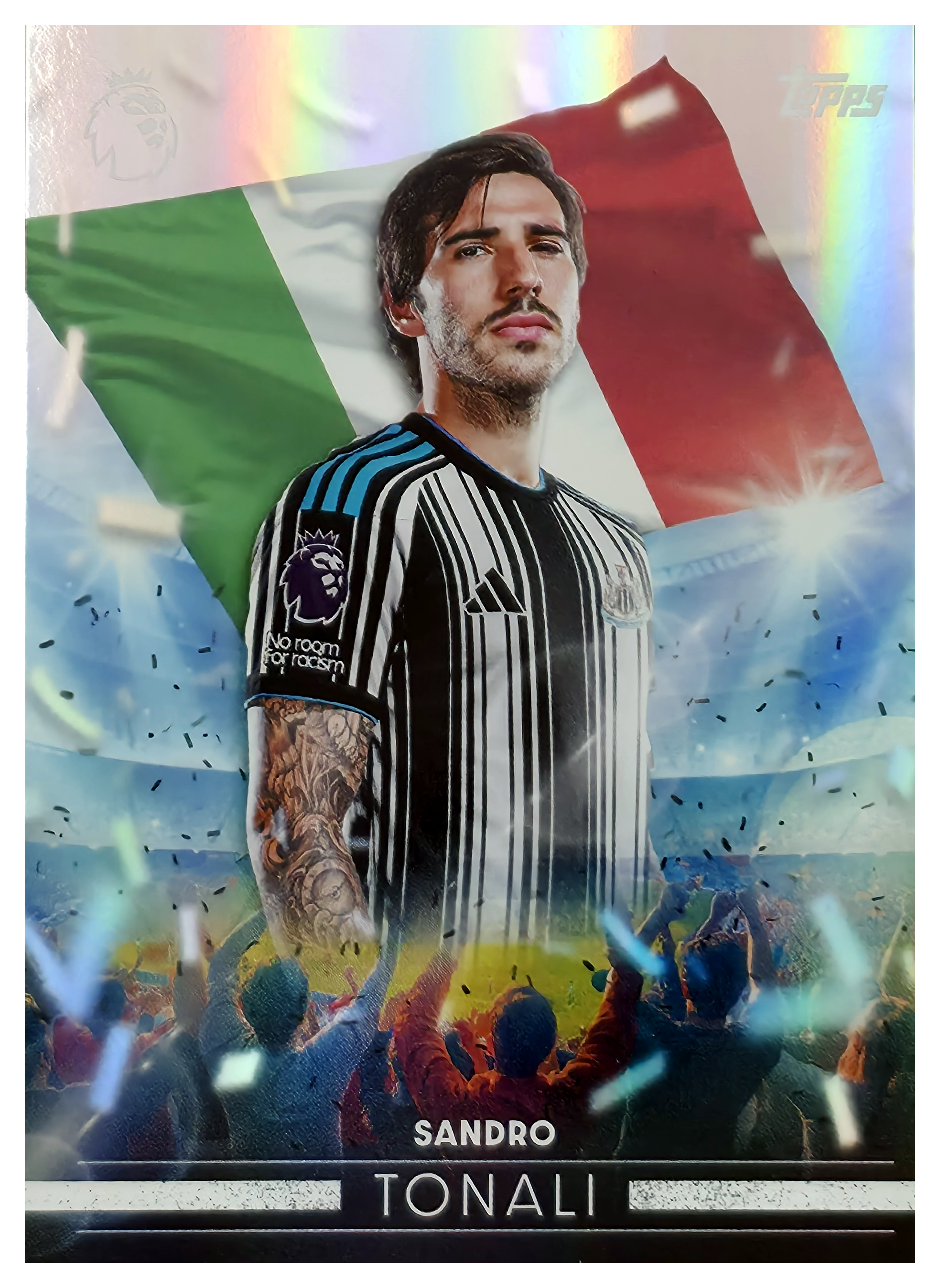 Sandro Tonali - Topps Flagship Premier League Flying the Flag 2026-27, Nr. FF 21 – Insert (Art.-Nr. SG105159)
