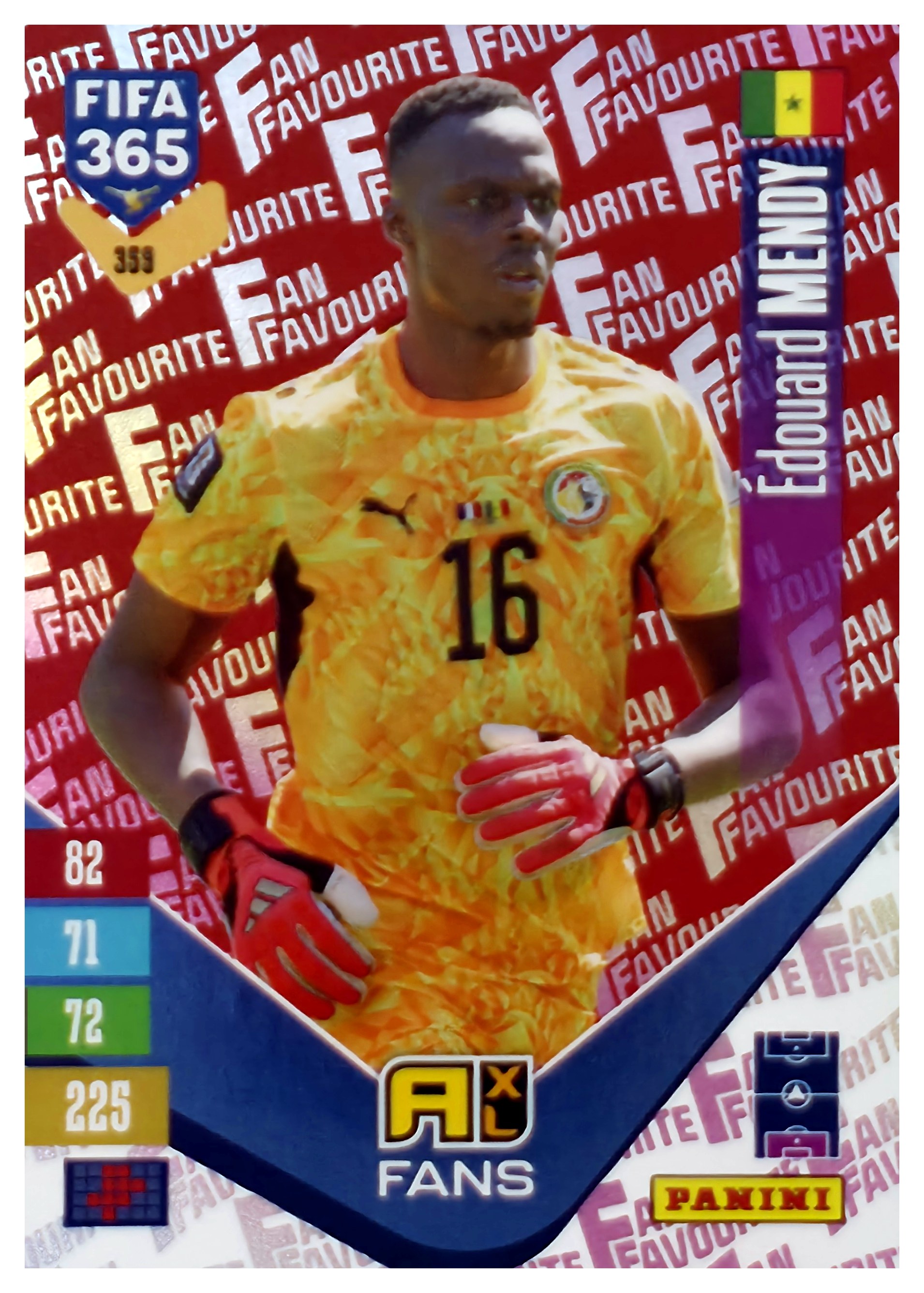 Édouard Mendy - Panini Adrenalyn XL FIFA 365 Fan Favourites 2026-27, Nr. 359 – Red, Insert (Art.-Nr. SG110594)