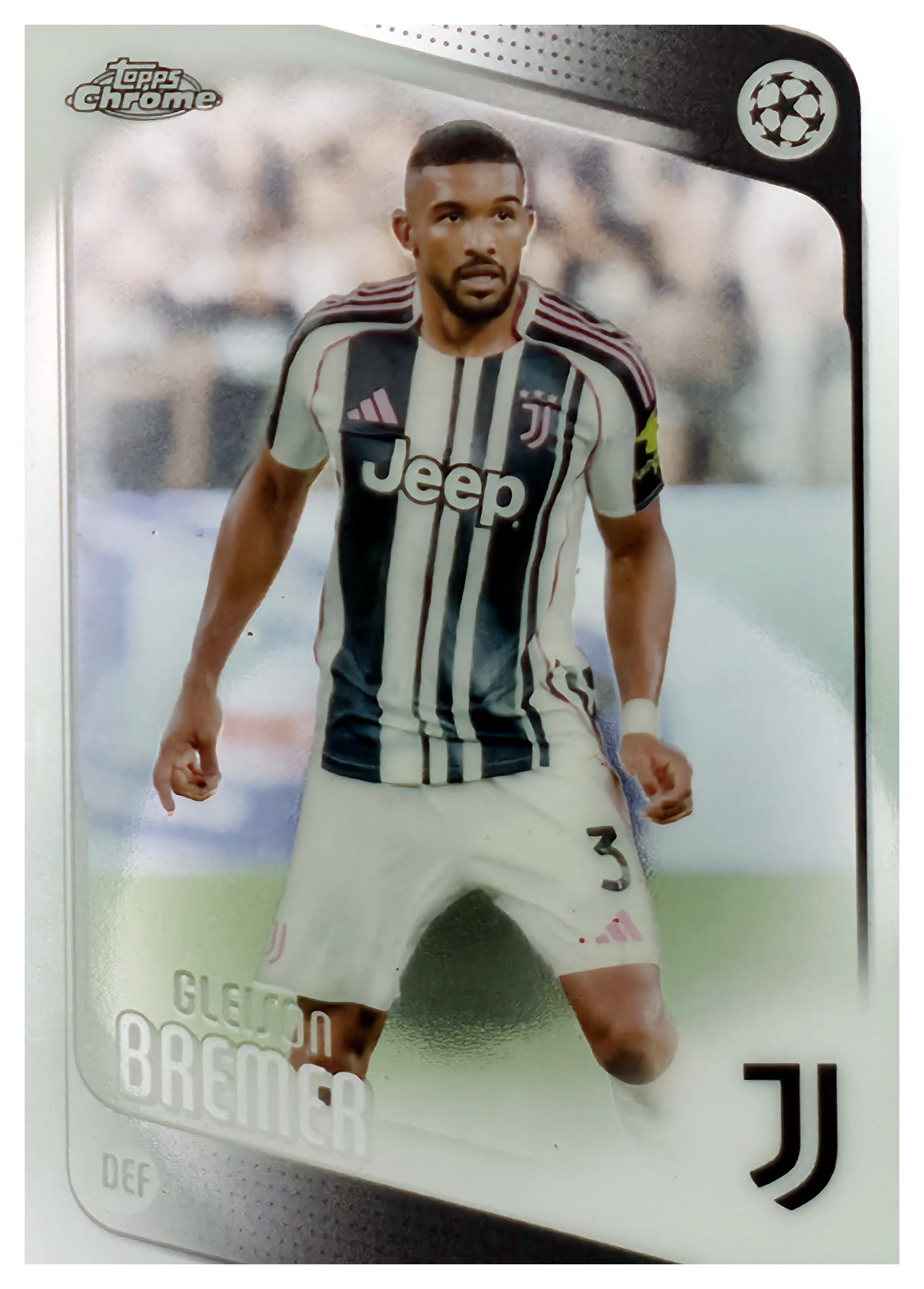 Gleison Bremer - Topps Chrome UEFA Club Competitions Base Set 2025-26, Nr. 152 (Art.-Nr. SG110786)