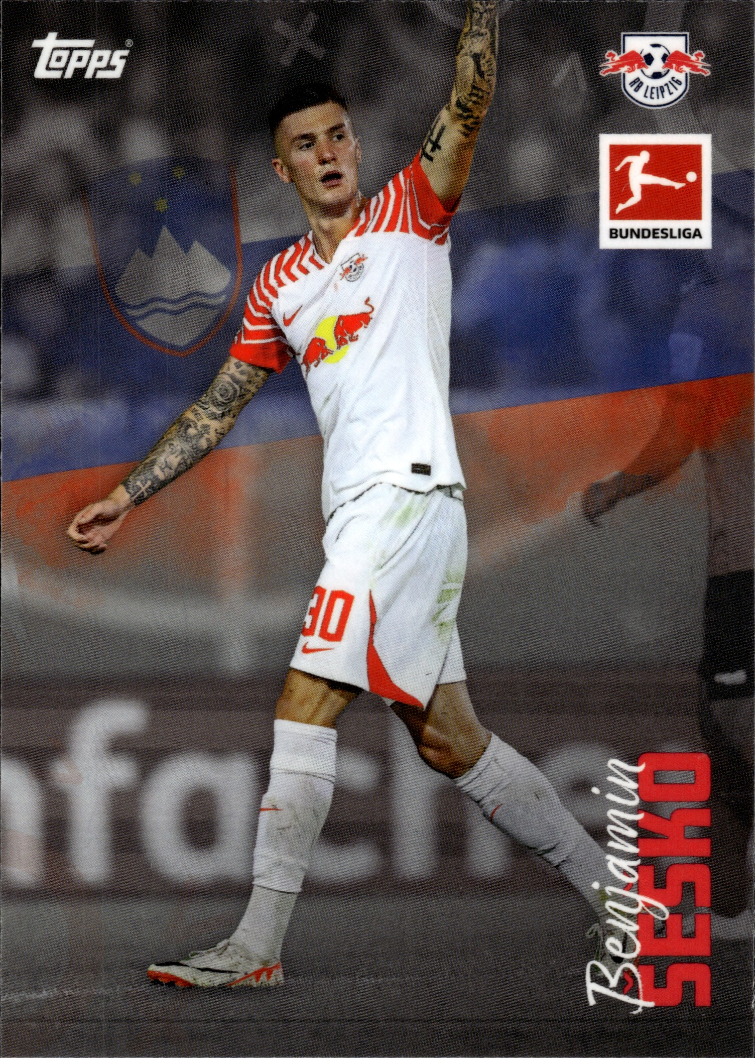Benjamin Šeško - Topps Bundesliga International Stars Base Set 2023-24 (Art.-Nr. SG107985)
