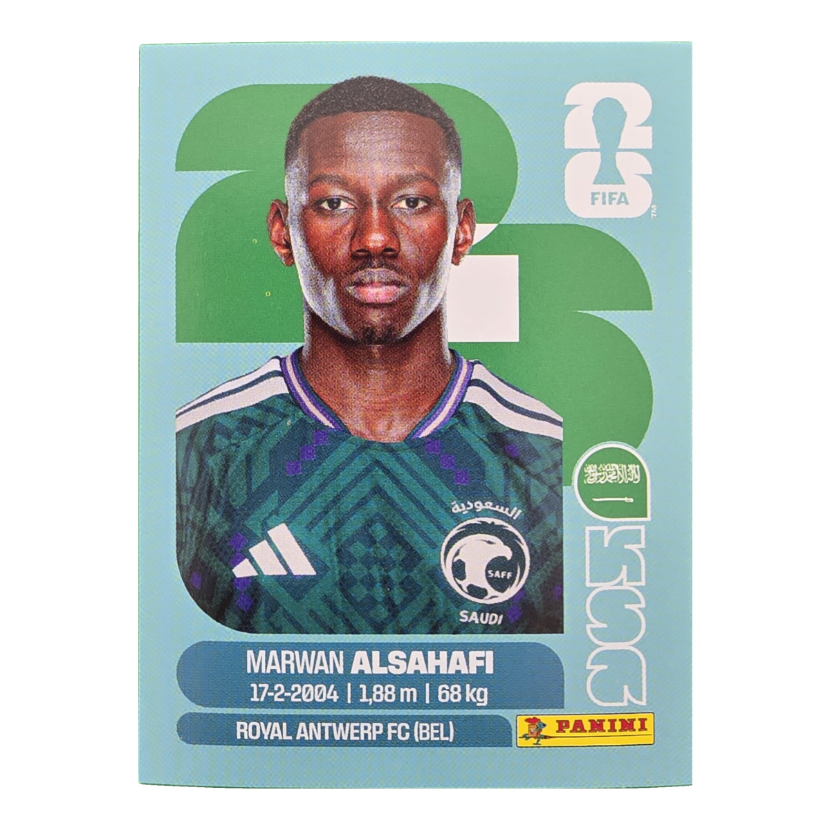 Marwan Alsahafi - Saudi-Arabien, FIFA WM 2026, Nr. KSA15
