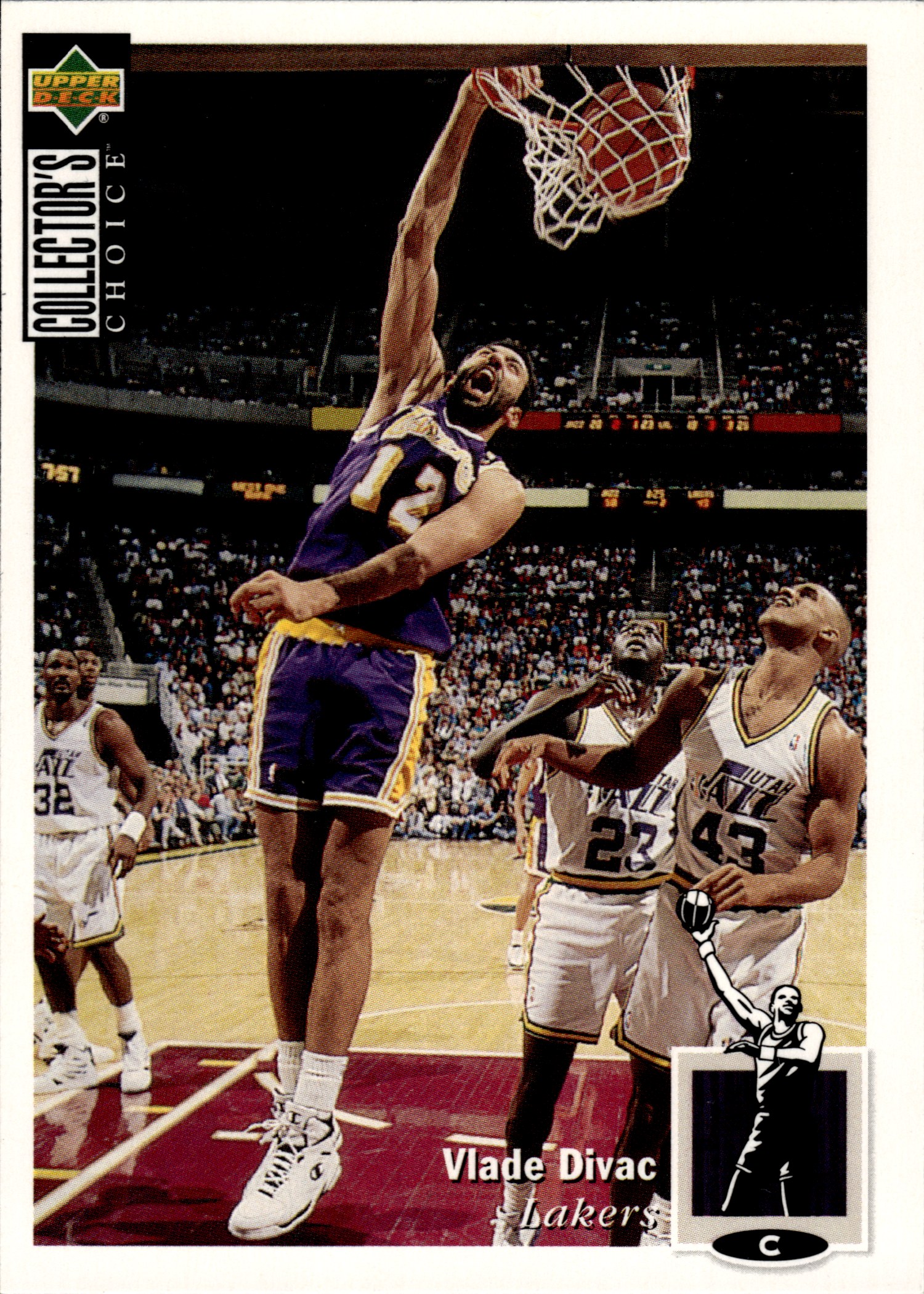 Vlade Divac - Upper Deck Collector's Choice Base Set 1994-95, Nr. 312 (Art.-Nr. SG108527)