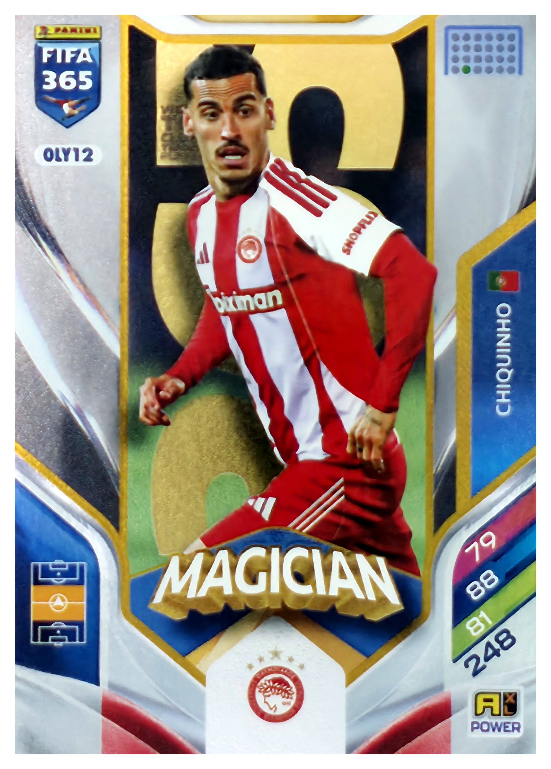 Chiquinho - Panini Adrenalyn XL FIFA 365 Magician 2026, Nr. OLY12 – Insert (Art.-Nr. SG108222)