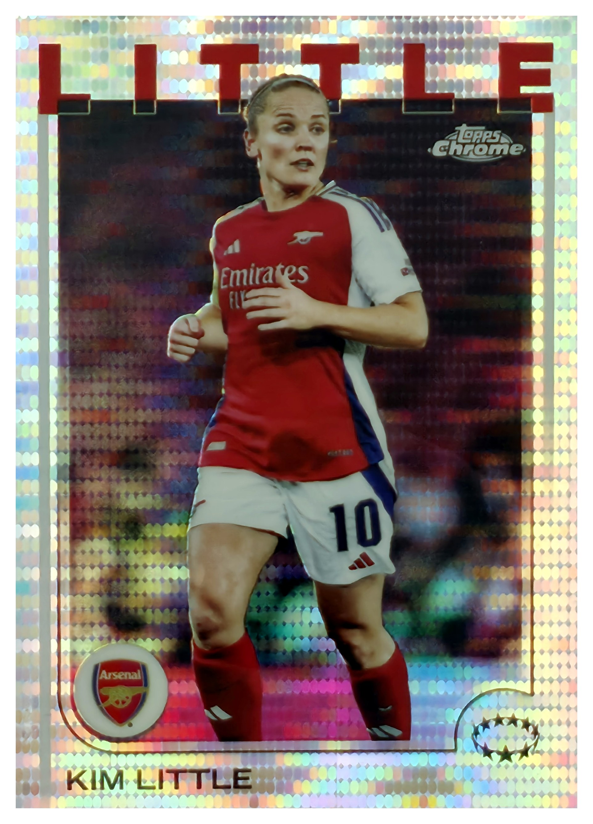 Kim Little - Topps Chrome UEFA Women's Champions League Base Set 2024-25, Nr. 57 – RayWave Refractor (Art.-Nr. SG110963)