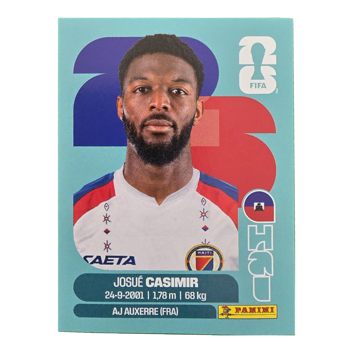 Josue Casimir - Haiti, FIFA WM 2026, Nr. HAI16