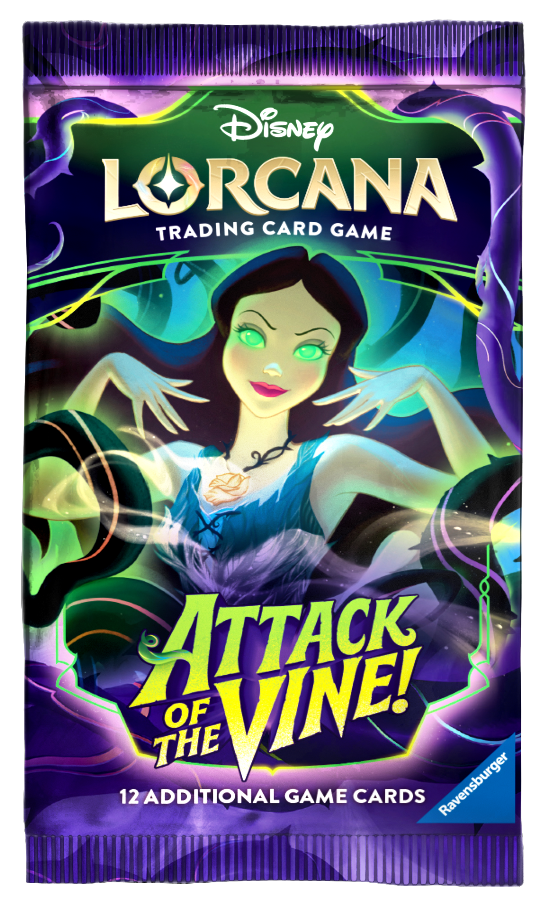 Disney Lorcana - Angriff der Ranke (engl. "Attack of the Vine") - Booster (EN) (Englisch · 12 Karten)