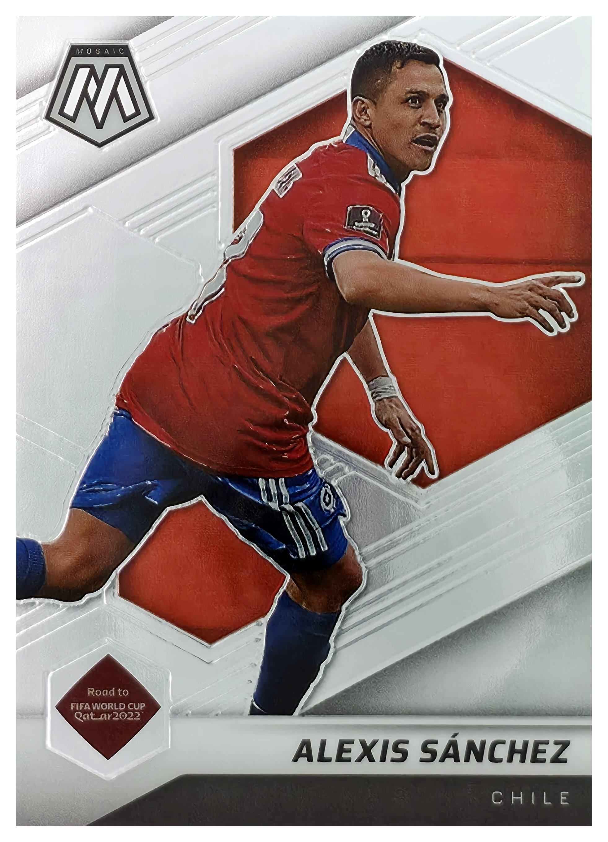 Alexis Sánchez - Panini Mosaic FIFA Road to World Cup Base Set 2021-22, Nr. 166 (Art.-Nr. SG106000)
