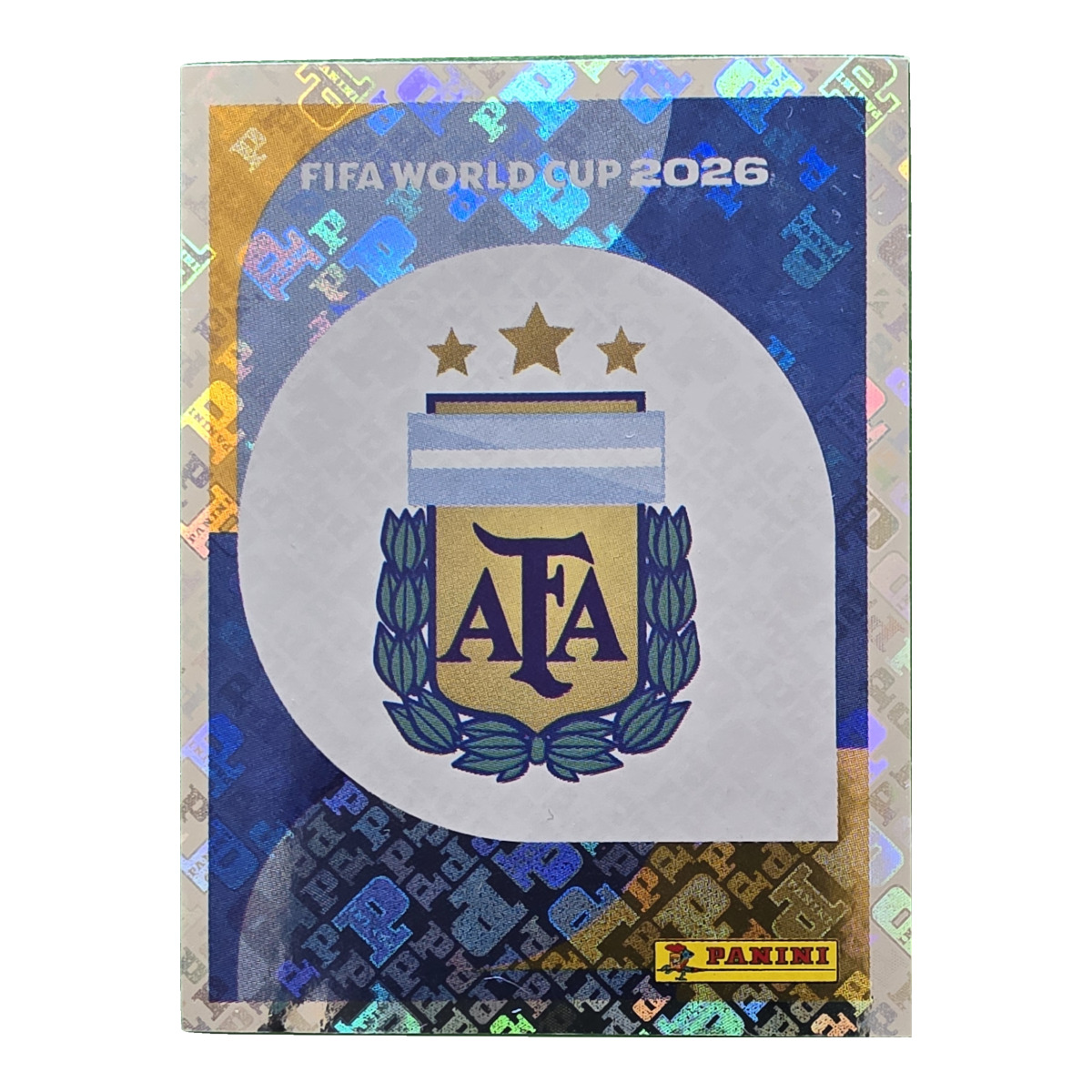 Emblem - Argentinien, FIFA WM 2026, Nr. ARG1 – Glitzer-Optik