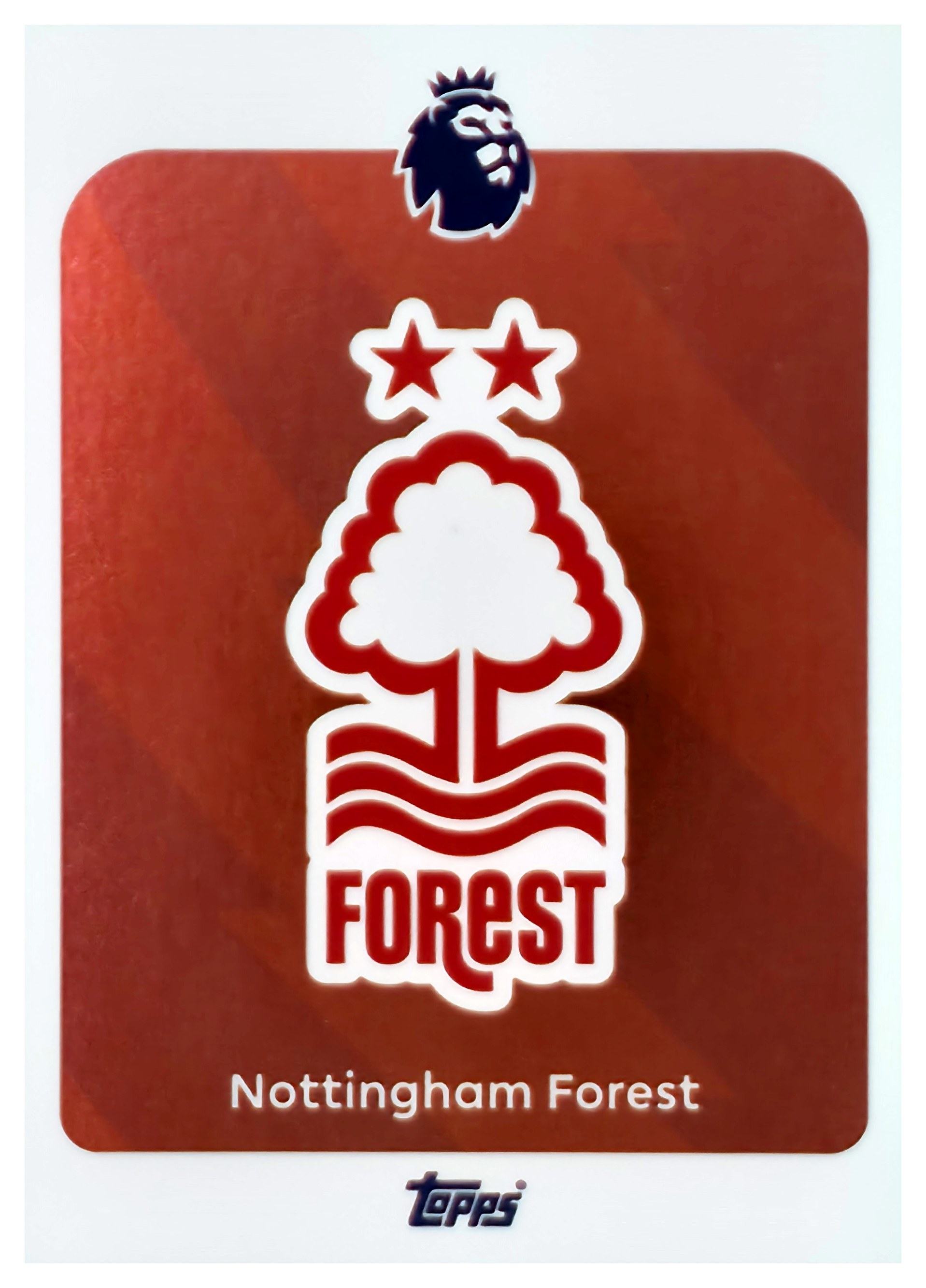 Nottingham Forest - Topps Match Attax Premier League Club Badge 2025-26, Nr. 235 (Art.-Nr. SG108242)