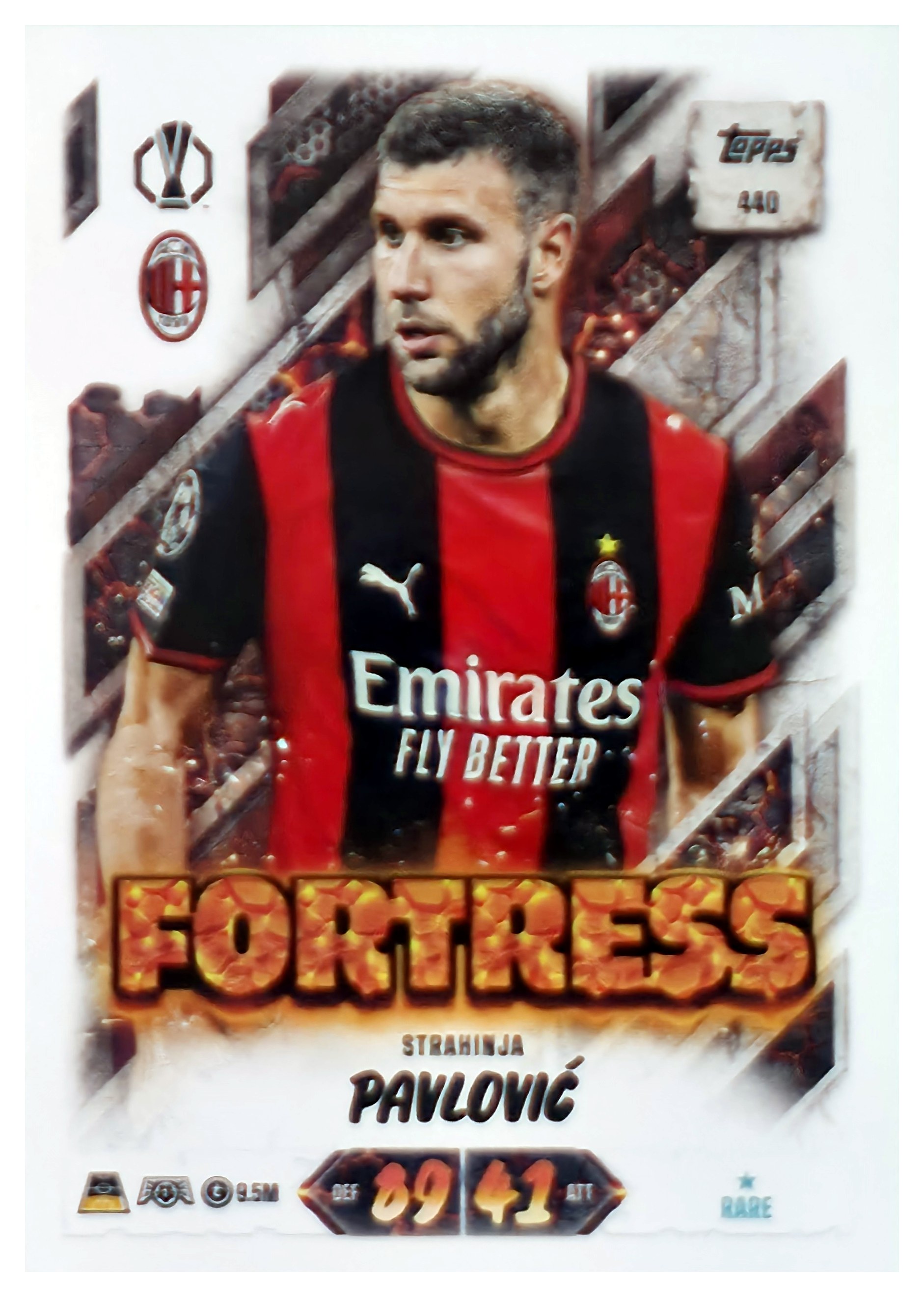 Strahinja Pavlović - Topps Match Attax UEFA Club Competitions Fortress 2026-27, Nr. 440 (Art.-Nr. SG107573)