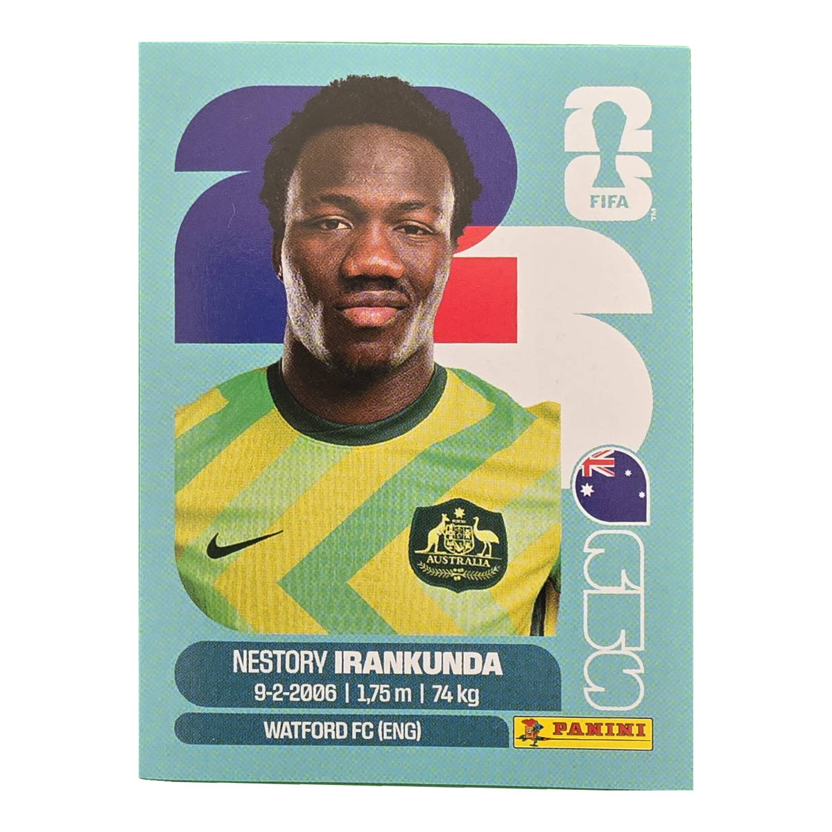 Nestory Irankunda - Australien, FIFA WM 2026, Nr. AUS19