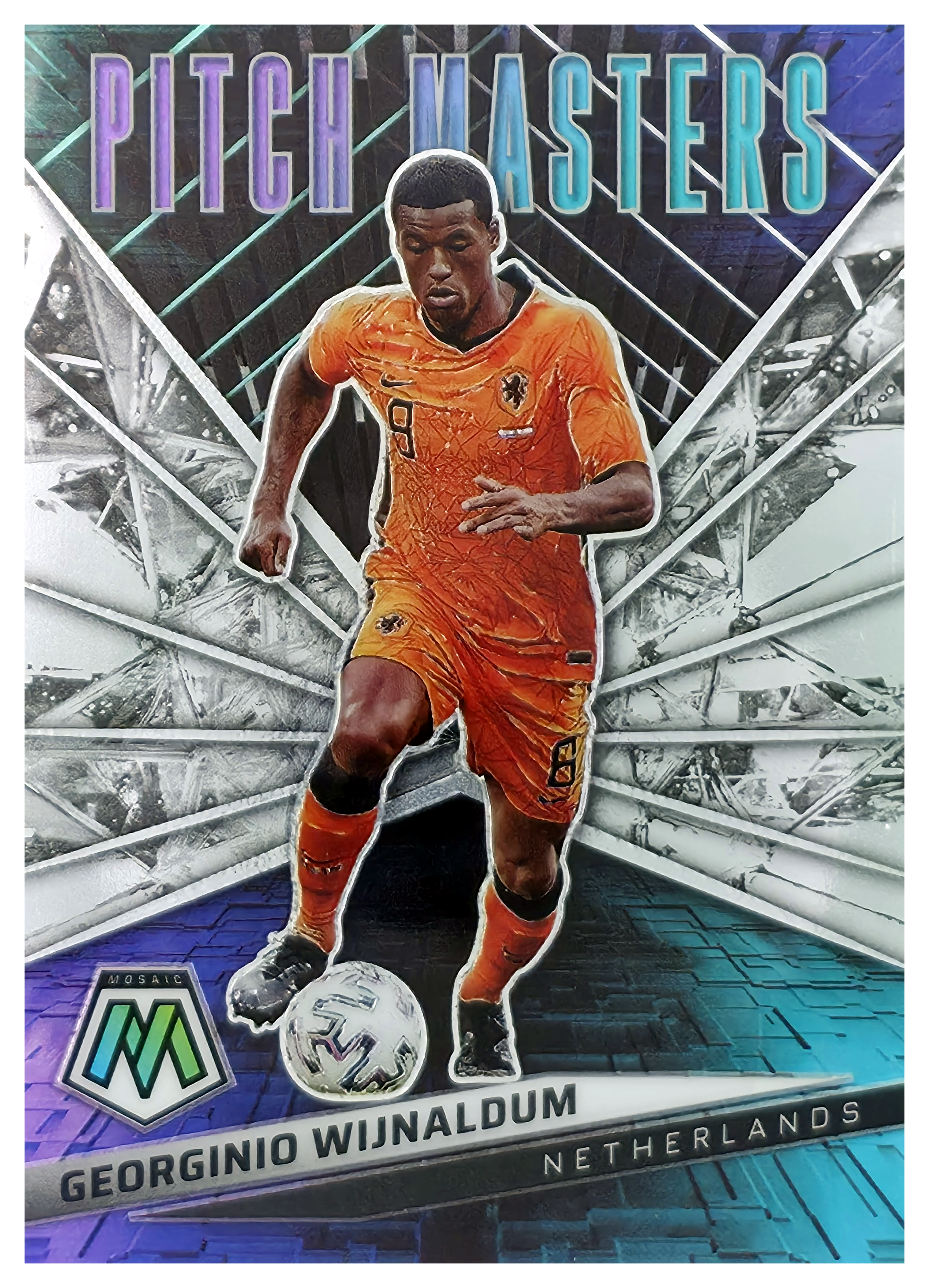 Georginio Wijnaldum - Panini Mosaic FIFA Road to World Cup Pitch Masters 2021-22, Nr. 25 – Insert (Art.-Nr. SG106036)