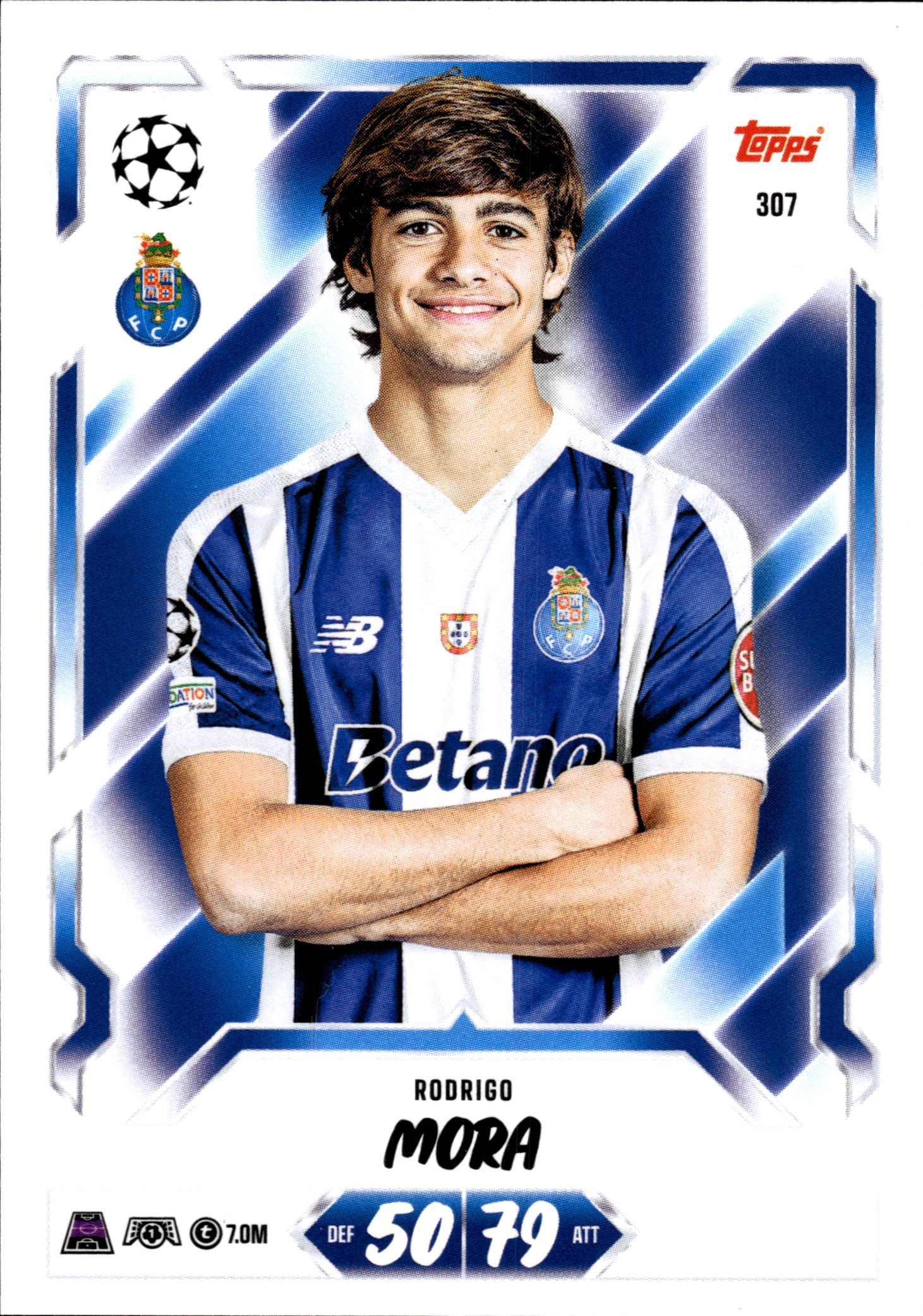 Rodrigo Mora - Topps Match Attax UEFA Club Competitions Base Set 2026-27, Nr. 307 (Art.-Nr. SG107177)